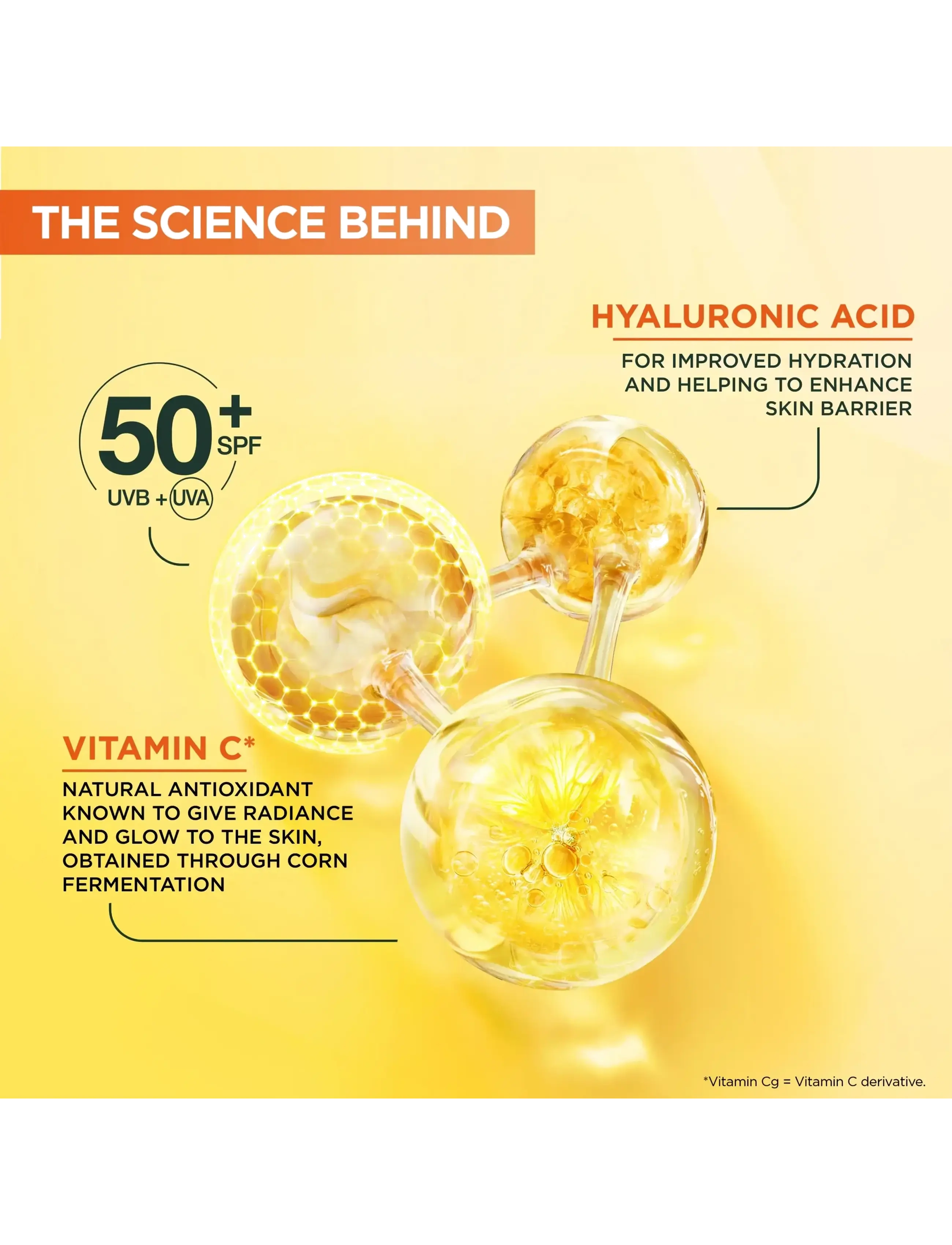 Garnier - Garnier Vitamin C* Glow-Boosting Daily UV Fluid SPF50+ for dull skin Invisible 40 ml - til ansigtet - skin active - 4