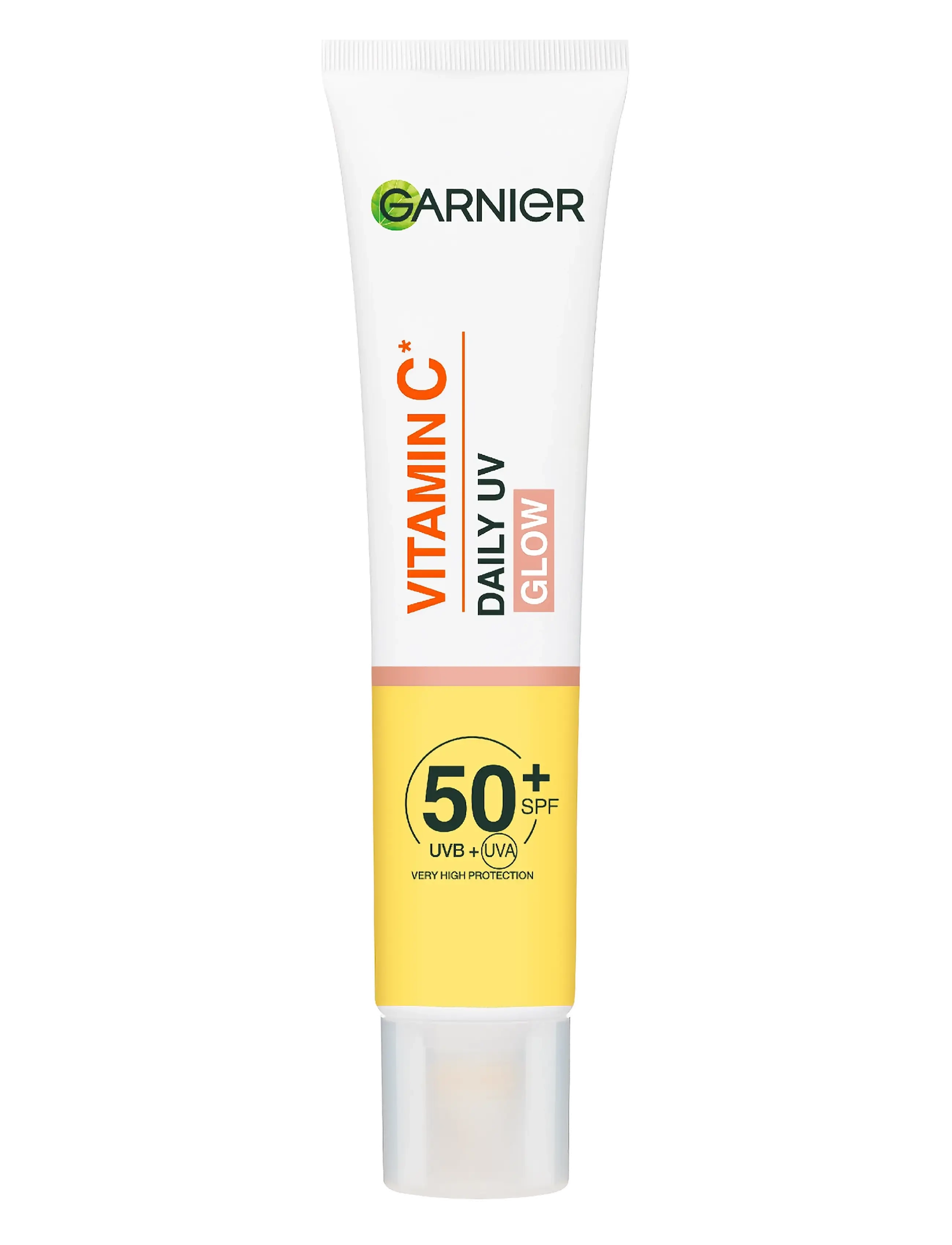 Garnier Garnier Vitamin C* Glow-Boosting Daily UV Fluid SPF50+ for dull skin Sheer Glow 40 ml - Garnier - GLOW / clear