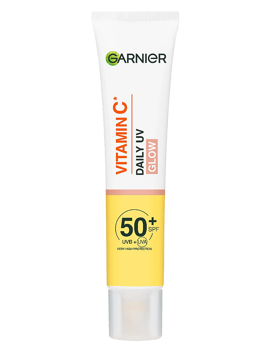 Garnier - Garnier Vitamin C* Glow-Boosting Daily UV Fluid SPF50+ for dull skin Sheer Glow 40 ml - til ansigtet - glow - 0