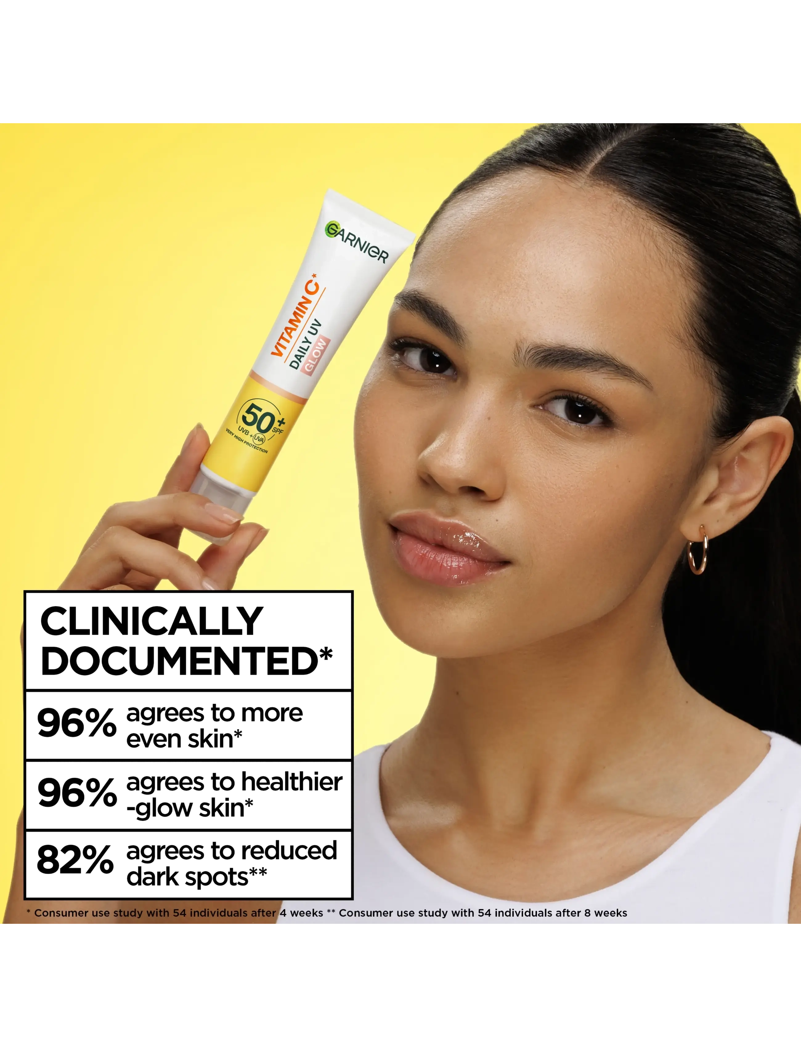 Vitamin C* Glow-Boosting Daily Uv Fluid Spf50+ For Dull Skin Sheer Glow 3