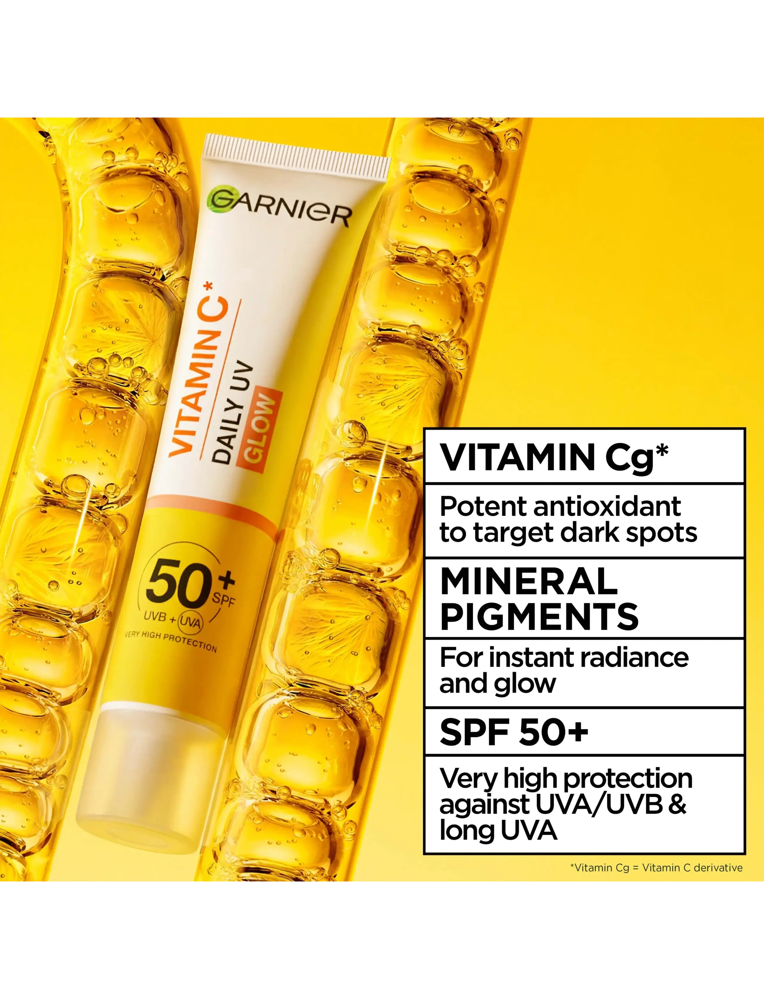 Vitamin C* Glow-Boosting Daily Uv Fluid Spf50+ For Dull Skin Sheer Glow 5
