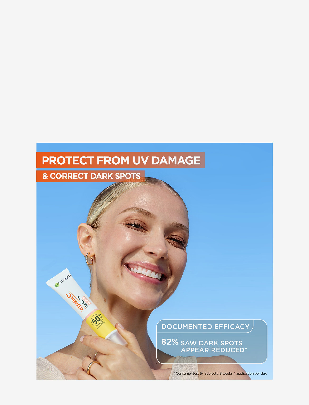 Garnier - Garnier Skin Active Vitamin C Glow Boosting Daily UV Fluid SPF50+ - veidui - skin active - 3