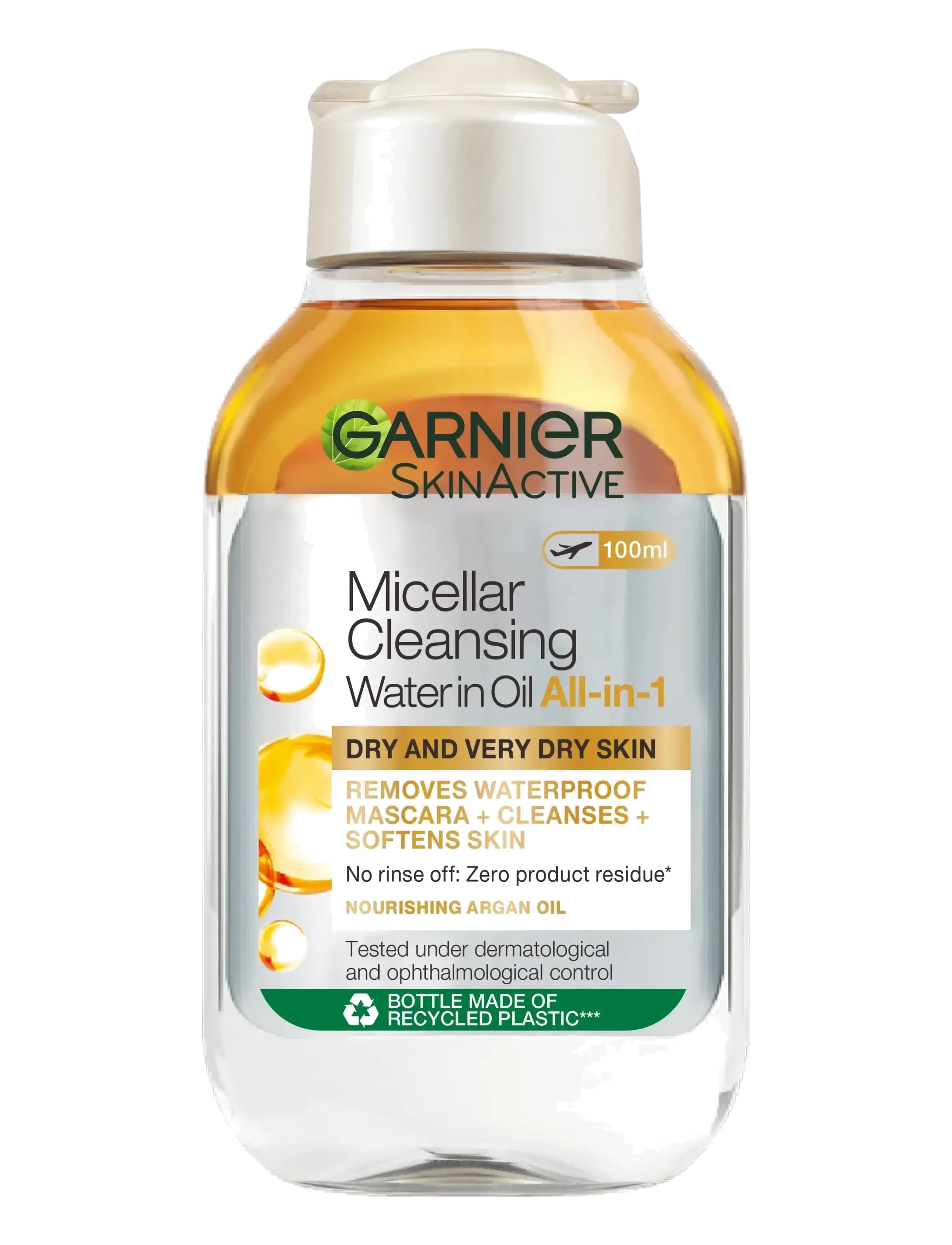 Garnier Garnier Micellar Cleansing Water-in Oil All-in-1 for very dry skin 100 ml - Skönhet - SKIN ACTIVE / clear