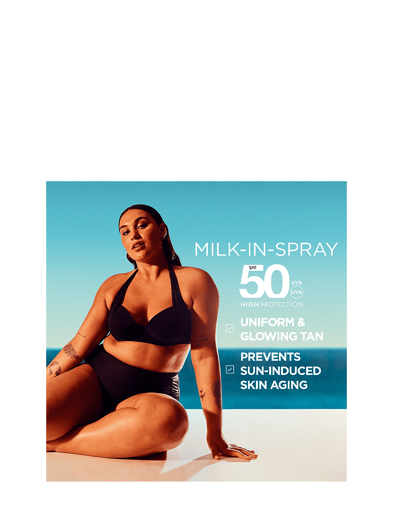 Garnier - Garnier Ambre Solaire Ideal Bronze Milk-in-spray, with SPF30 for a even and glowing tan - för kroppen - ambre solaire ideal bronze - 3