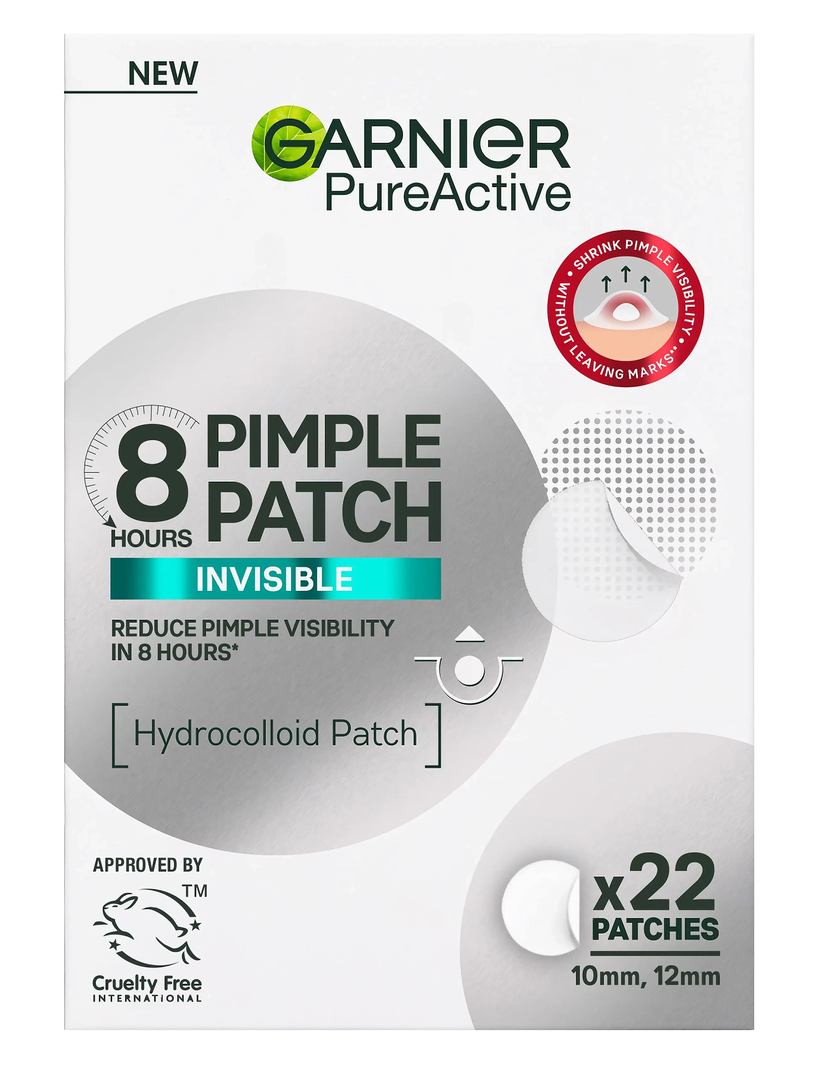 Garnier Garnier PureActive Invisible Pimple Patch for impure skin 22 pc - Garnier - CLEAR / undefined