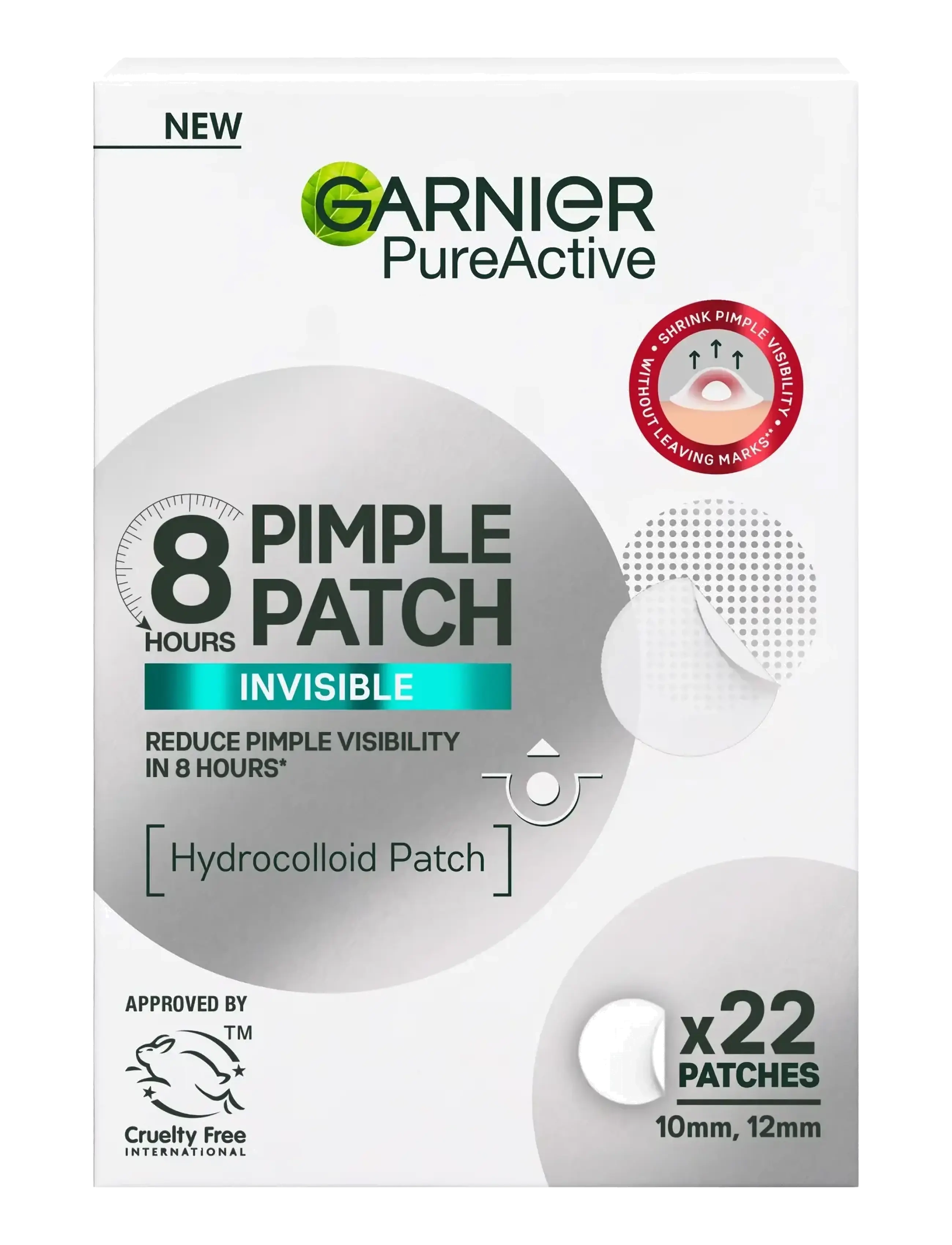 Garnier Garnier PureActive Invisible Pimple Patch for impure skin 22 pc -  - CLEAR / undefined