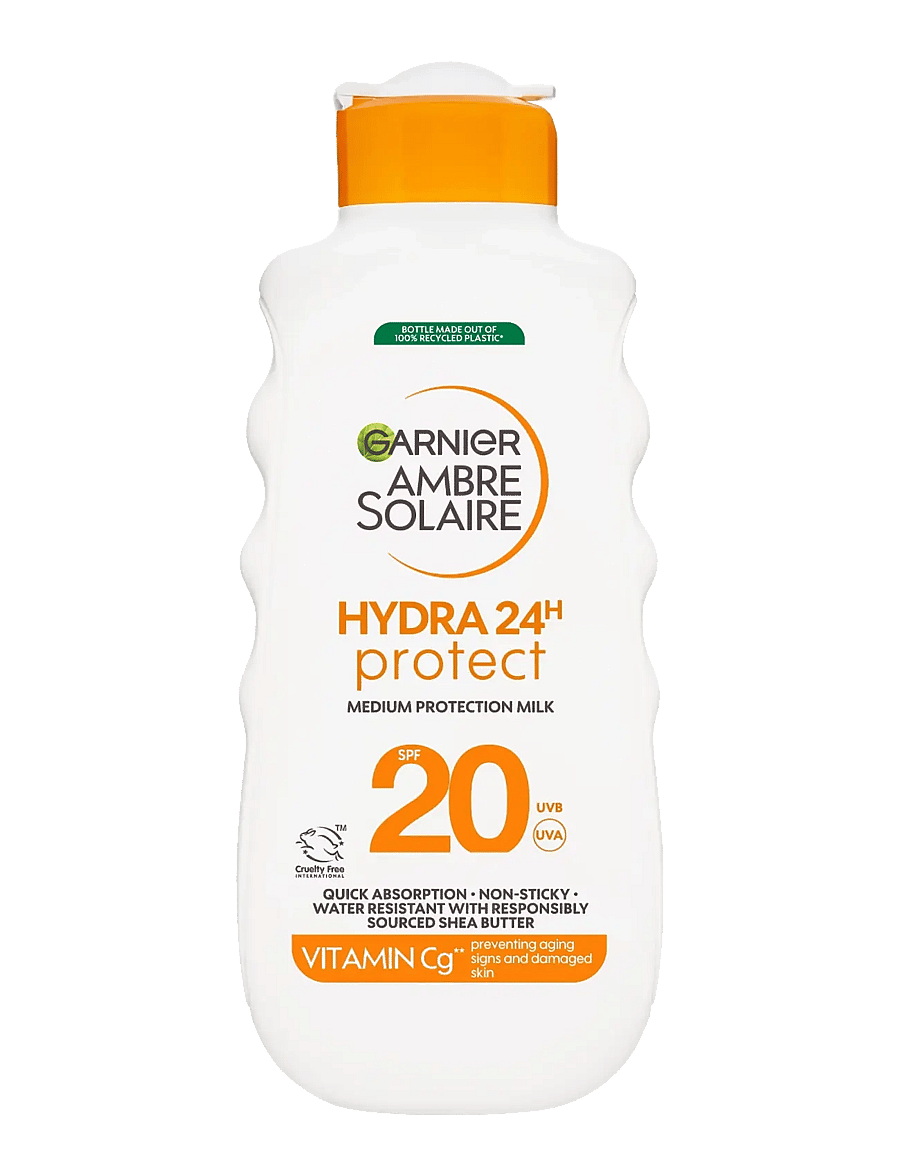 Garnier - Garnier Ambre Solaire Hydra 24H Protect Sun Protecting Milk SPF20 for normal skin 175 ml - för kroppen - clear - 1