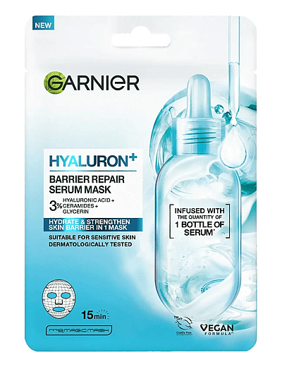 Garnier Hyaluron+ Barrier Repair Sheet Mask For Sensitive Skin 28 G - Sheet Maske
