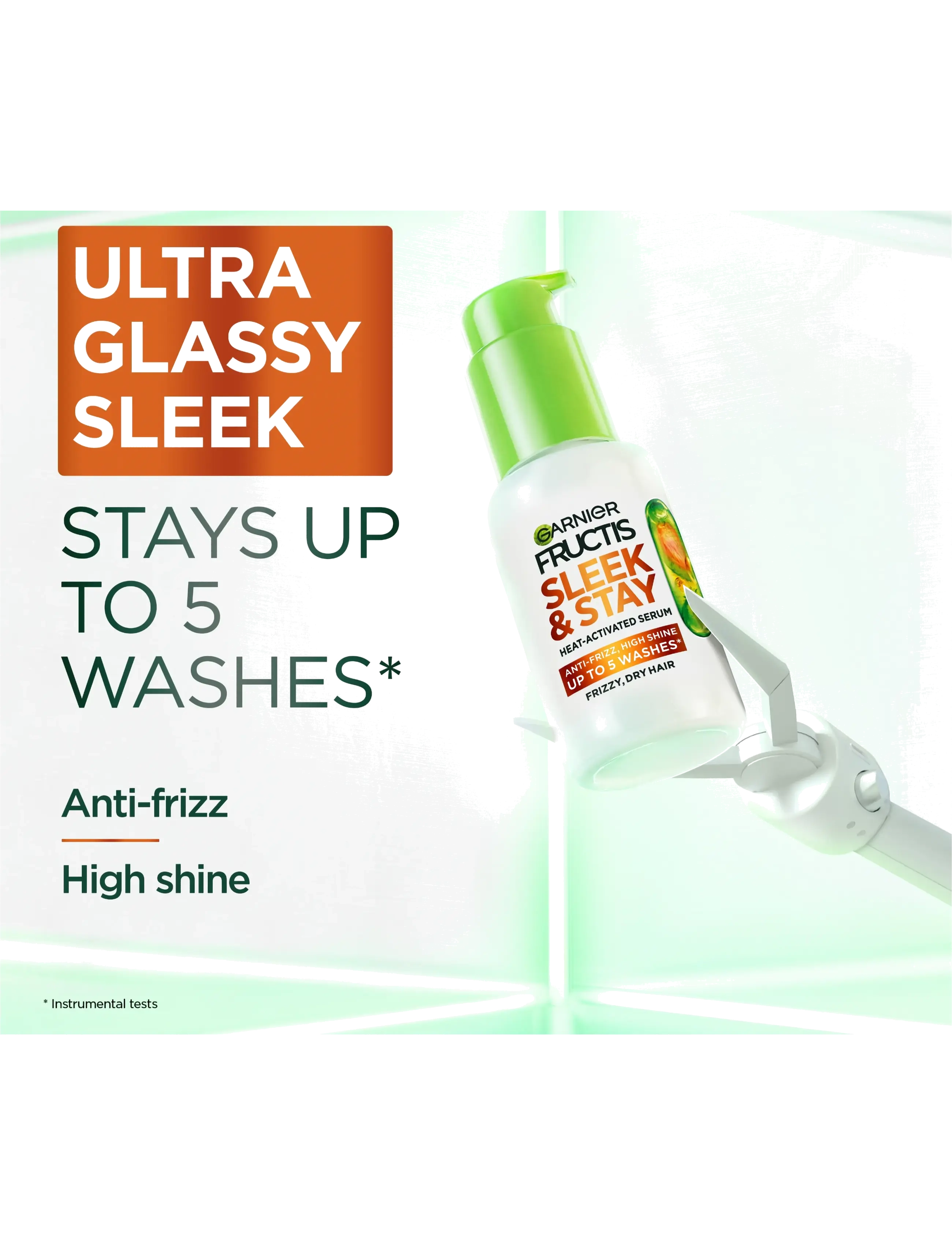 Garnier - Garnier Fructis Keratin Sleek Leave-in Serum for normal hair 50 ml - clear - 1