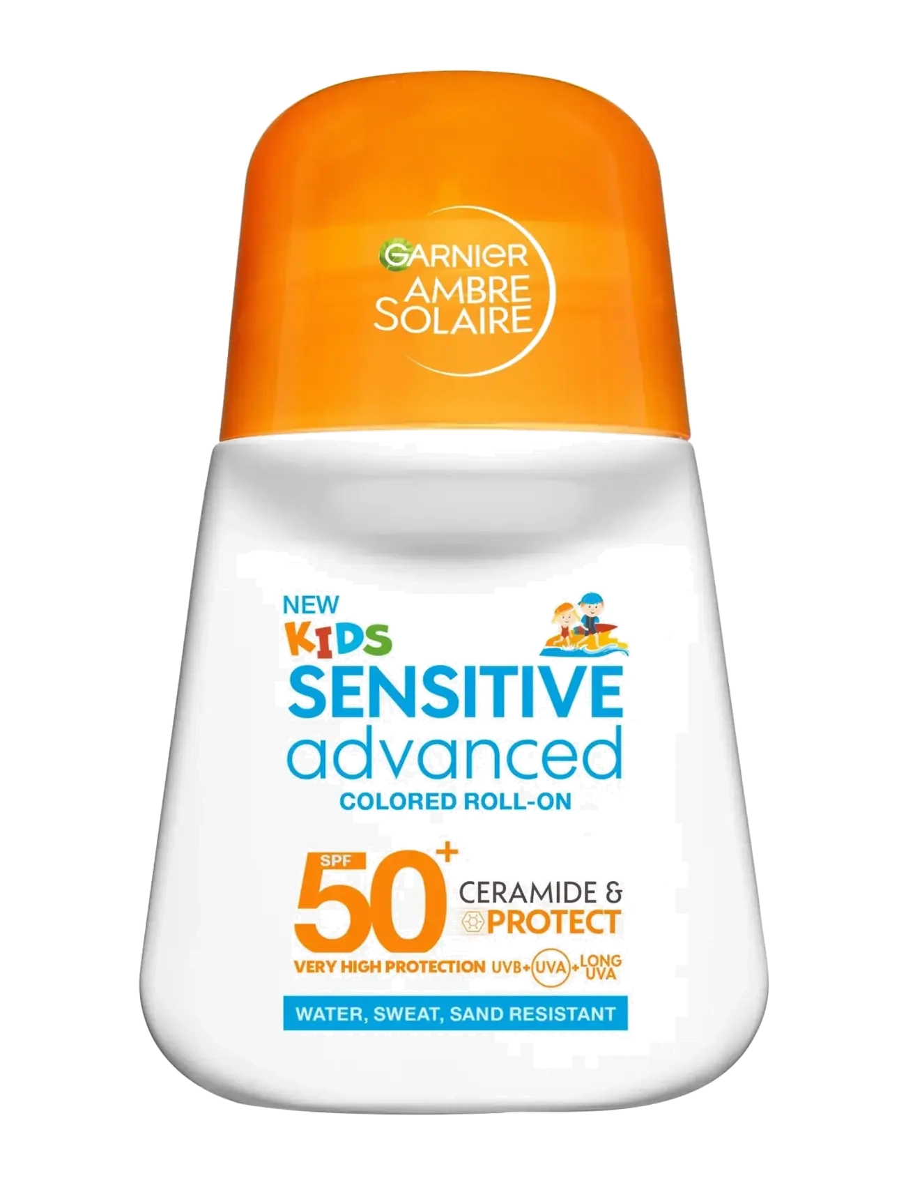 Garnier Garnier Ambre Solaire Sensitive Advanced Kids Roll-On SPF50+ 18 g - Til børnene - CLEAR / undefined