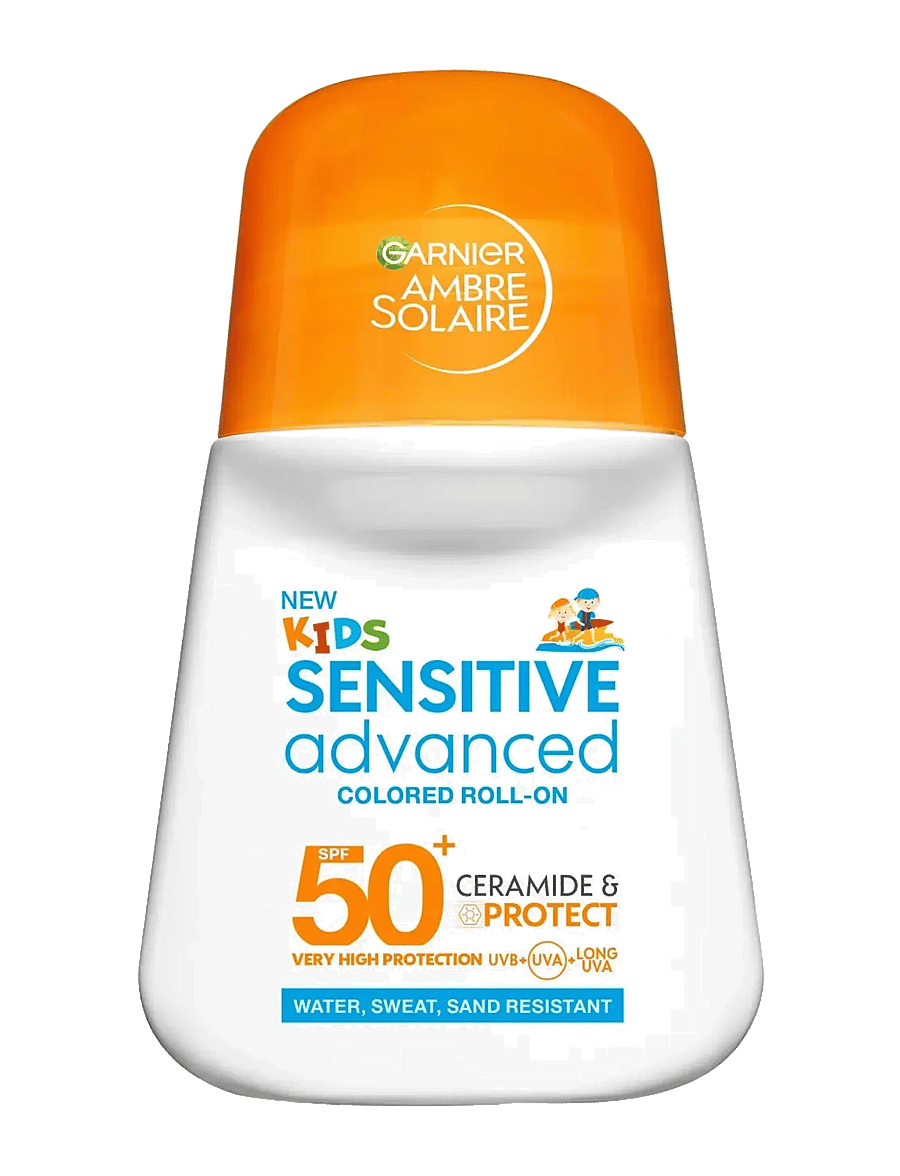 Garnier - Garnier Ambre Solaire Sensitive Advanced Kids Roll-On SPF50+ 18 g - til børnene - clear - 0