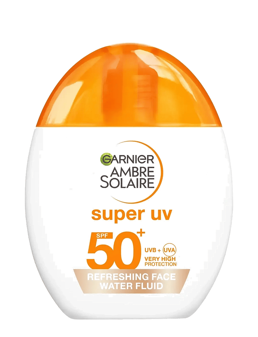 Garnier - Garnier Ambre Solaire Super UV Refreshing Water Fluid 40 ml - til ansigtet - clear - 0