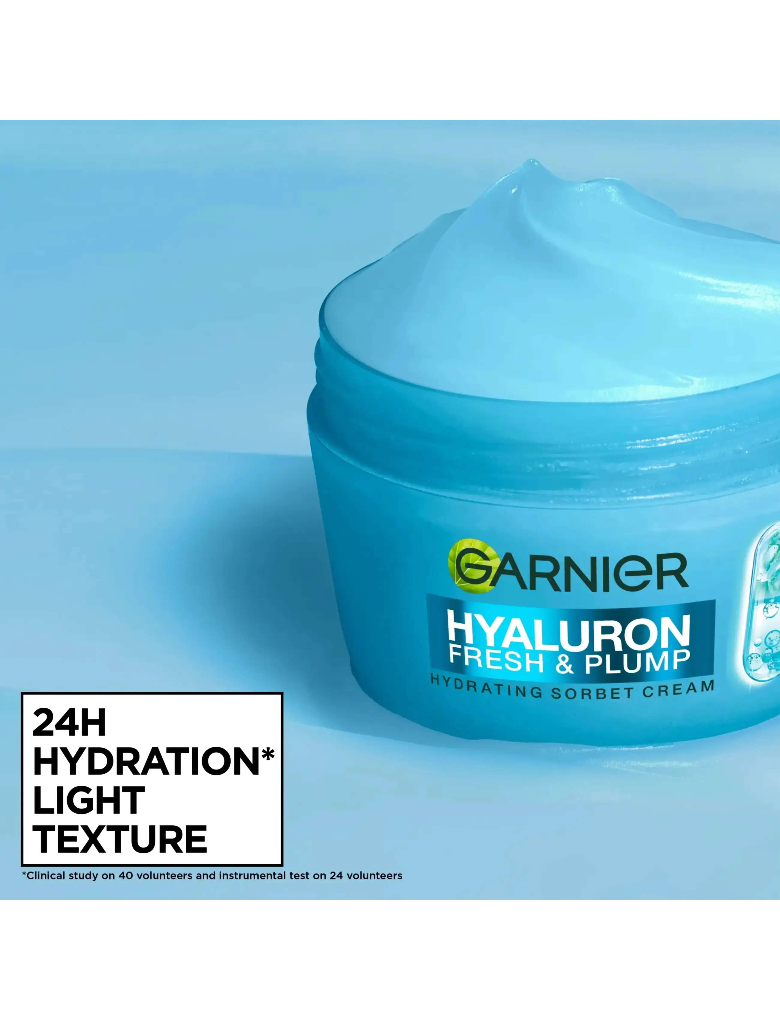 Garnier - Garnier Hyaluron Fresh & Plump Hydrating Sorbet cream 85ml - lotion & creme - clear - 1