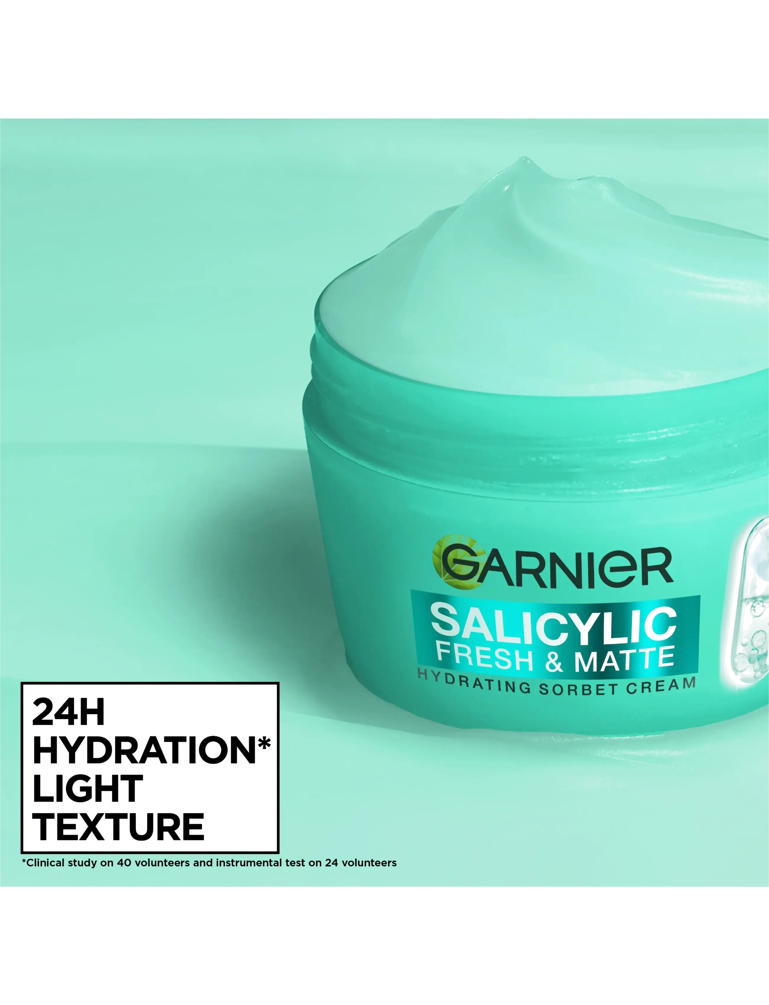 Garnier - Garnier Salicylic Fresh & Matte Hydrating Sorbet Cream 85ml - dagcremer - not applicable - 1