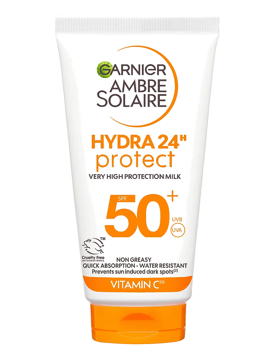 Garnier - Garnier Ambre Solaire Hydra24 Travel size SPF50 50 ml - til ansigtet - not applicable - 0