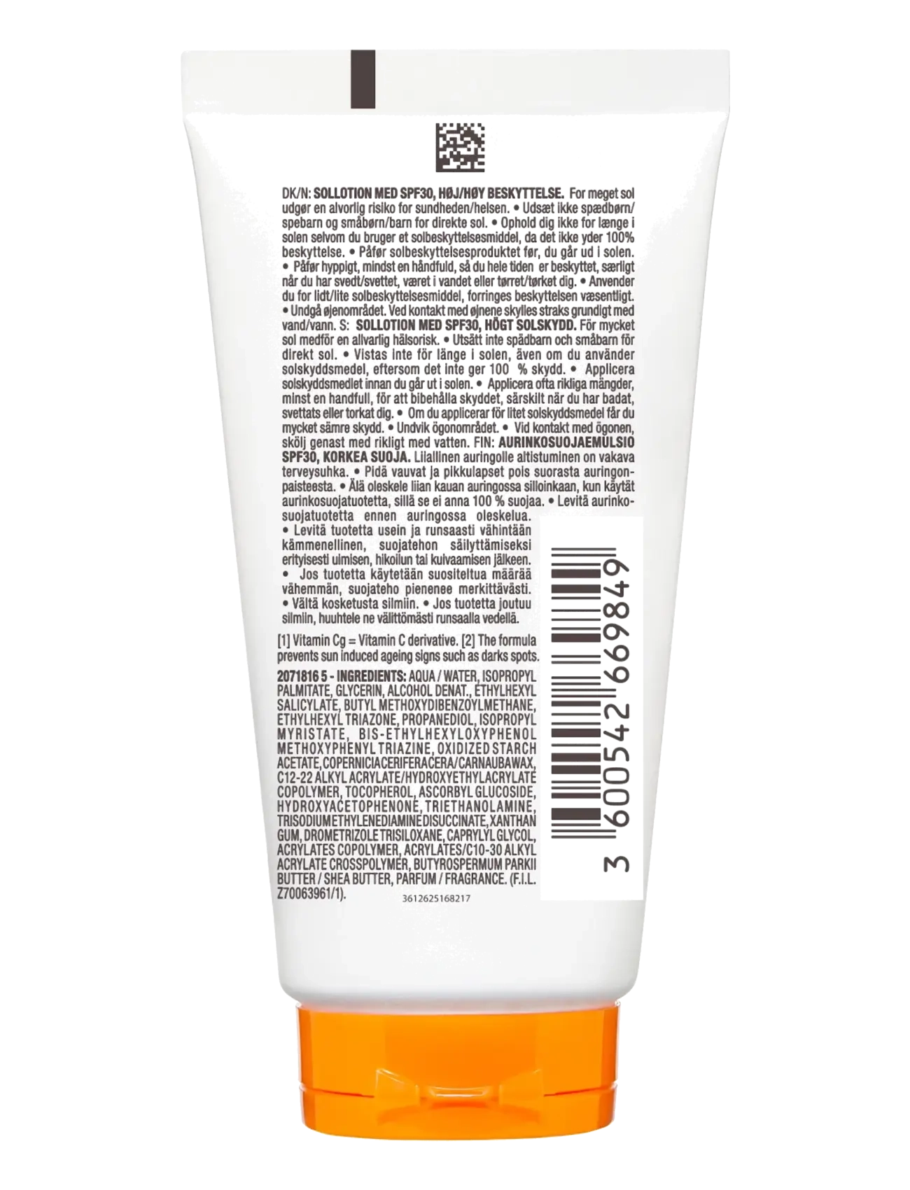 Garnier - Garnier Ambre Solaire Hydra24 Travel size SPF30 50 ml - til kroppen - not applicable - 1
