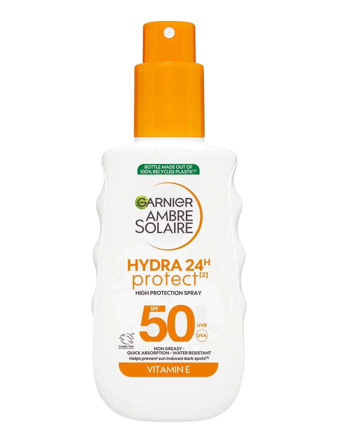 Garnier Garnier Ambre Solaire Hydra 24H Protect High Protection Spray SPF50 150ml - Nyheder - CLEAR / undefined
