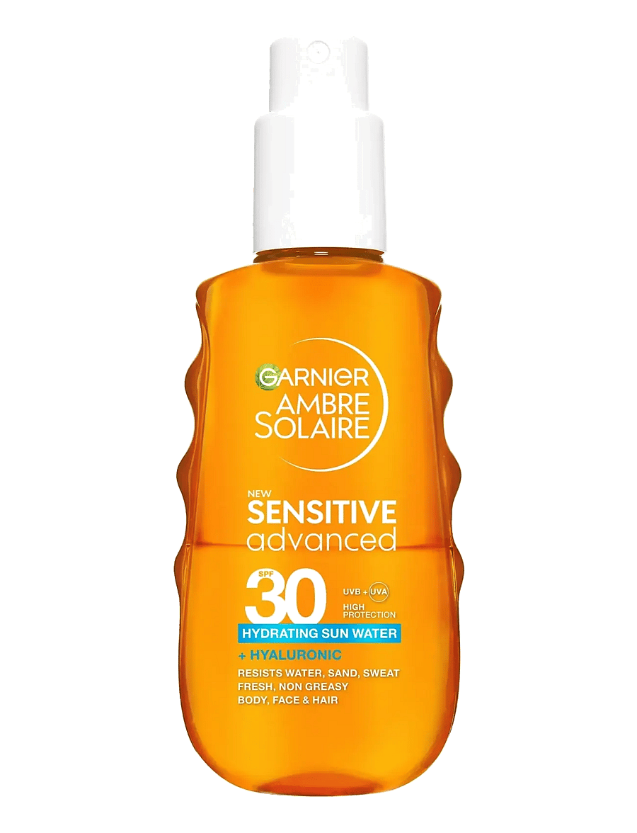 Garnier - Garnier Ambre Solaire Sensitive Advanced Sun Protection Water SPF30 150ml - til kroppen - clear - 0