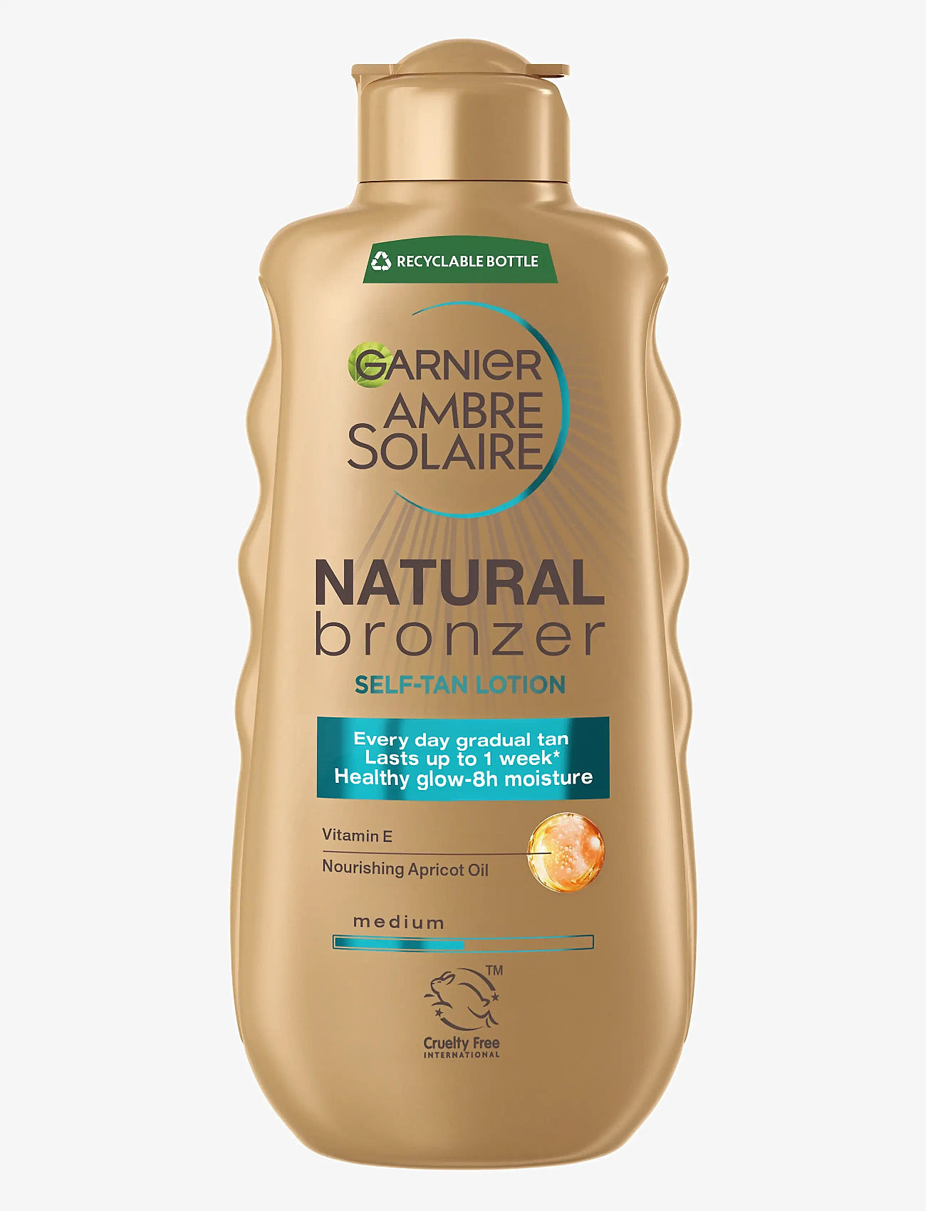 Garnier - Garnier Ambre Solaire Natural Bronzer Self Tan Lotion brun-utan-sol för normal hud 175 ml - makeup - clear - 0