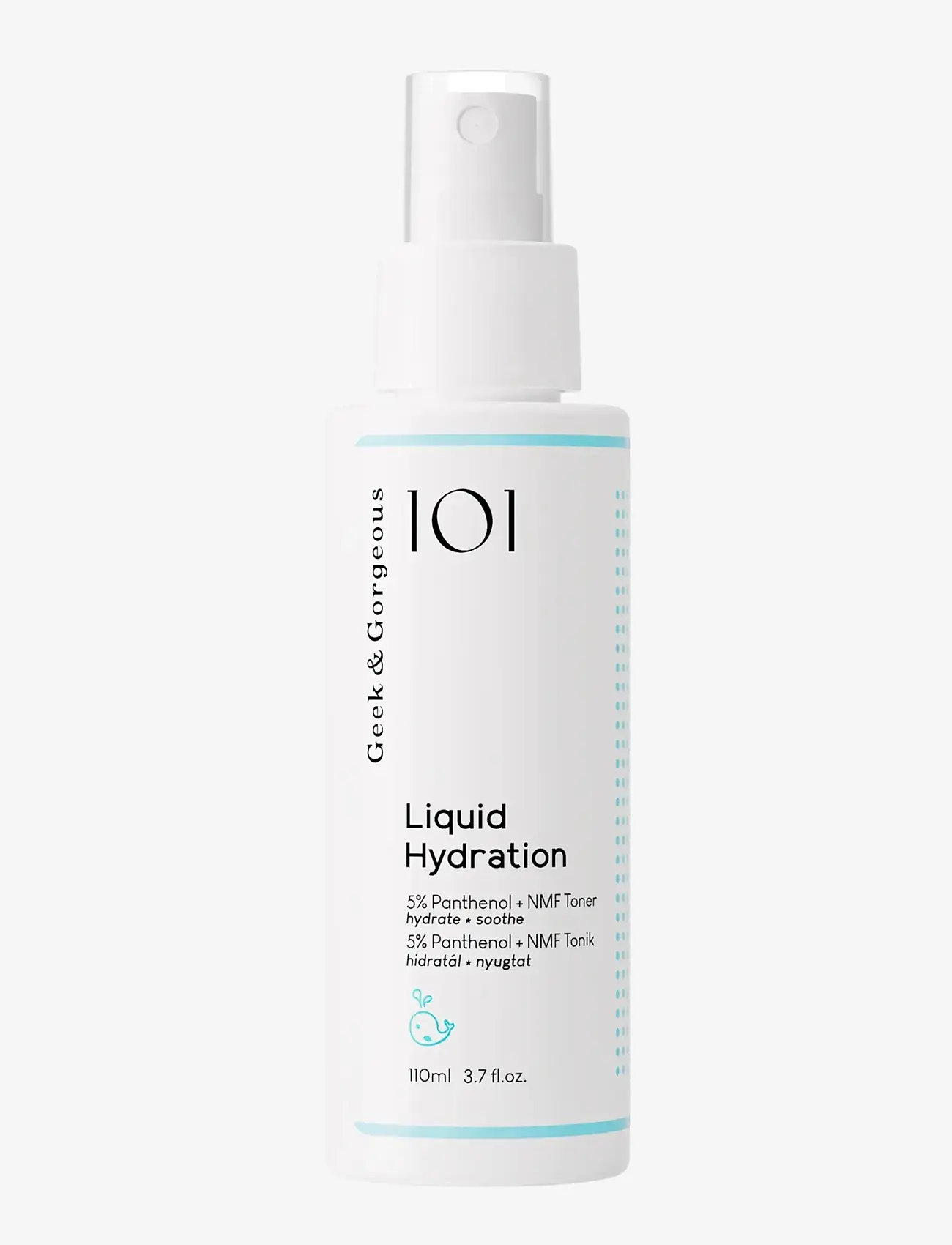 Geek & Gorgeous - Liquid Hydration 5% Panthenol + NMF Toner - andlitsúði - clear - 1