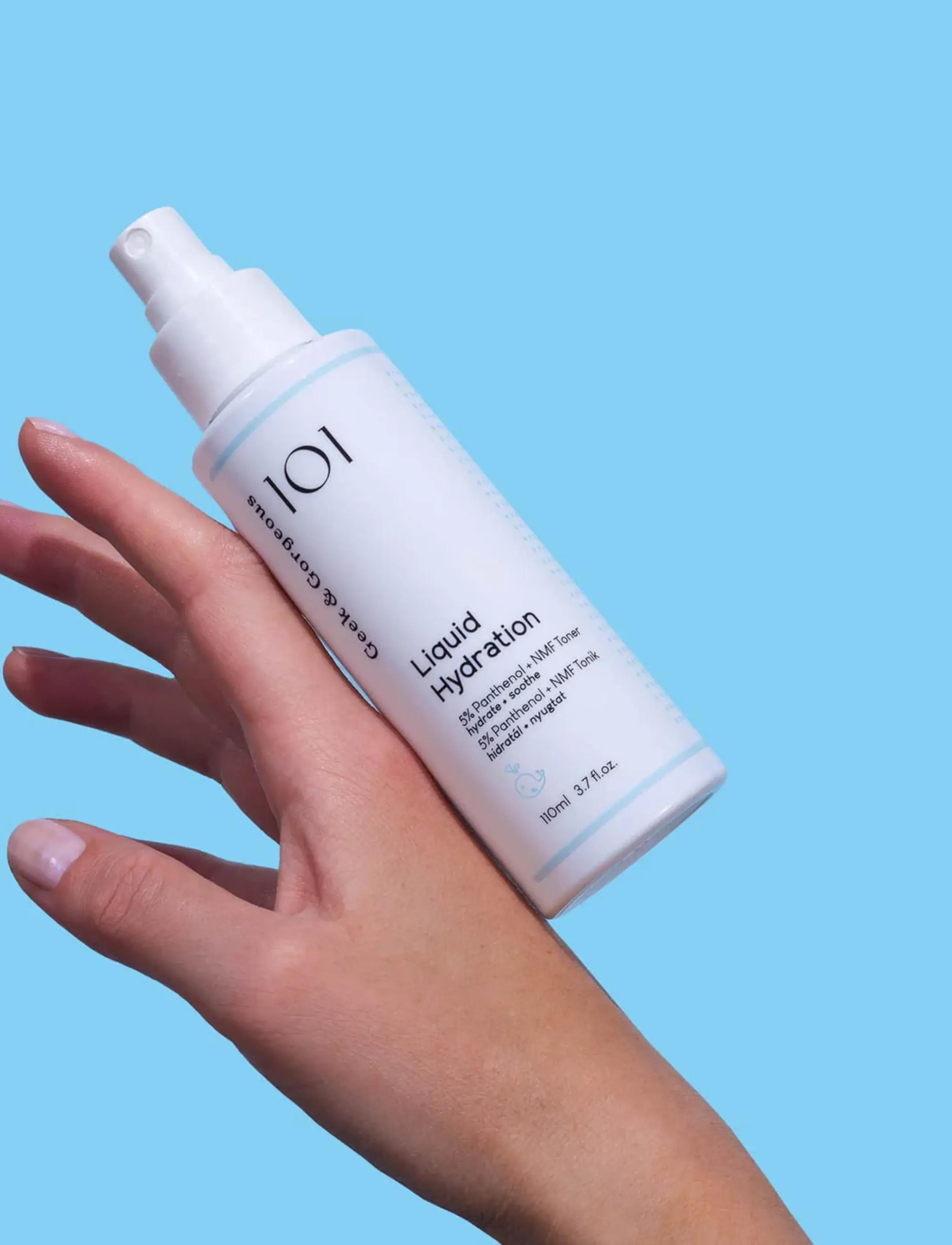 Geek & Gorgeous Liquid Hydration 5% Panthenol + Nmf Toner, 110 ml, Nude, Tonere > Ansigtsmist, Dame