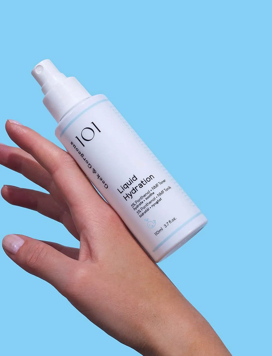 Geek & Gorgeous - Liquid Hydration 5% Panthenol + NMF Toner - ansiktsmist - clear - 0
