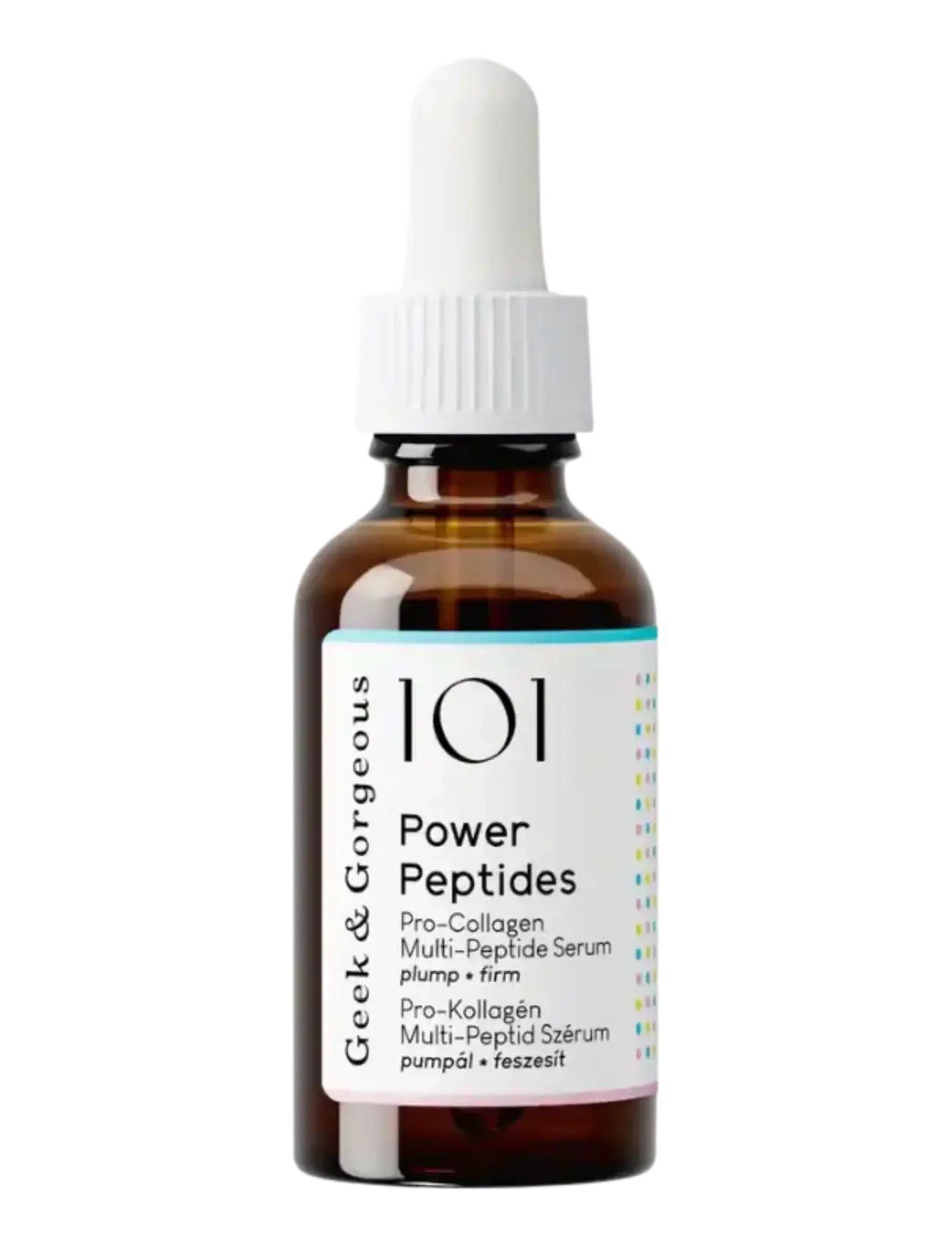 Geek & Gorgeous Power Peptides Pro-Collagen Multi-Peptide Serum - Made With Care - CLEAR / undefined