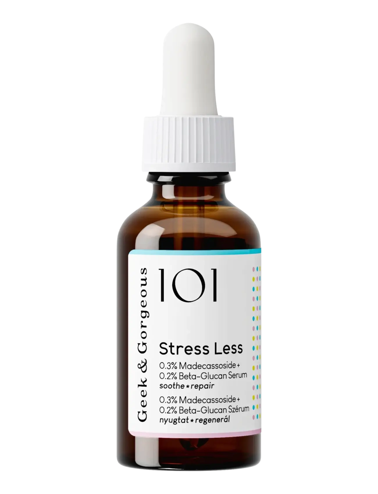Geek & Gorgeous Stress Less 0.5% Beta-Glucan + Madecassoside Serum -  - CLEAR / undefined