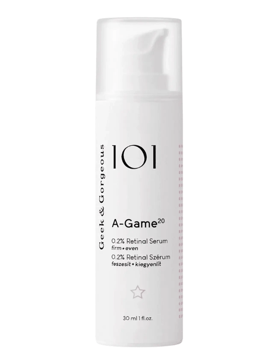 Geek & Gorgeous - A-Game 20 0.2% Retinal + 1% Ectoin Serum - serum - clear - 1