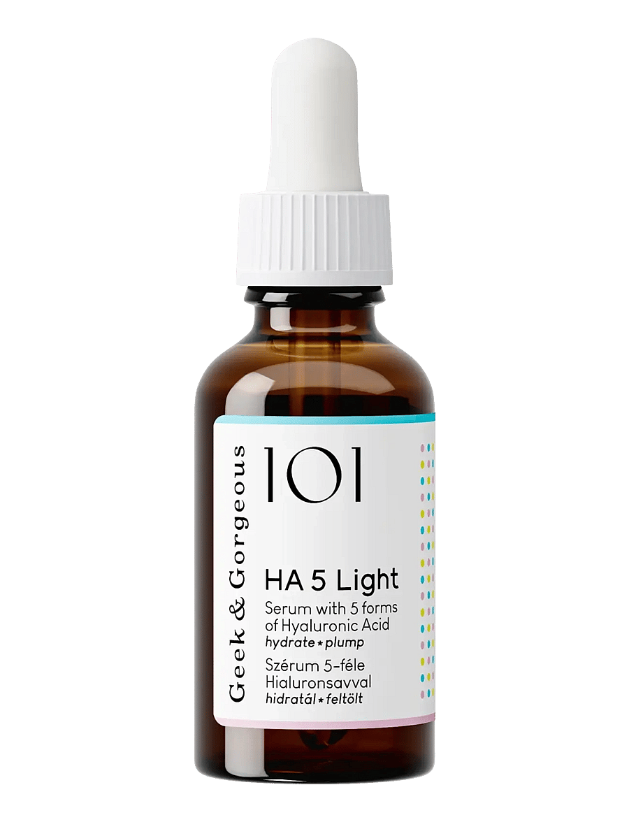 Geek & Gorgeous - HA 5 Light Hyaluronic Acid Serum - serum - clear - 1
