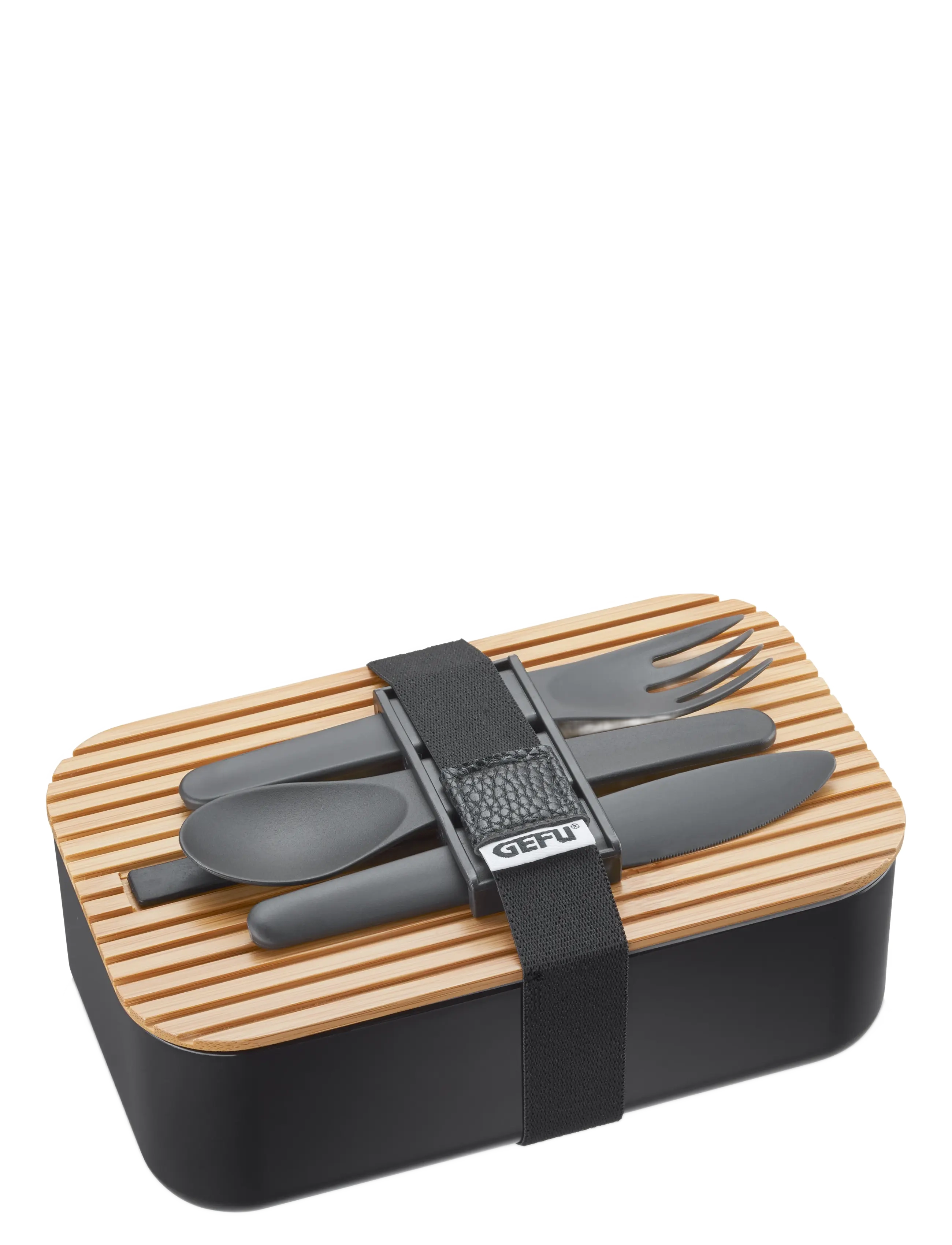 Gefu Lunch box ENVIRO - Outdoorbereich - BLACK / black