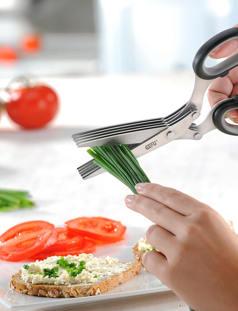 Gefu - Herb scissors CUTARE - najniższe ceny - black - 2
