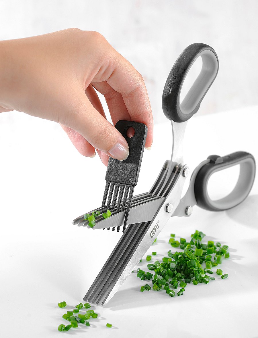 Gefu - Herb scissors CUTARE - najniższe ceny - black - 3