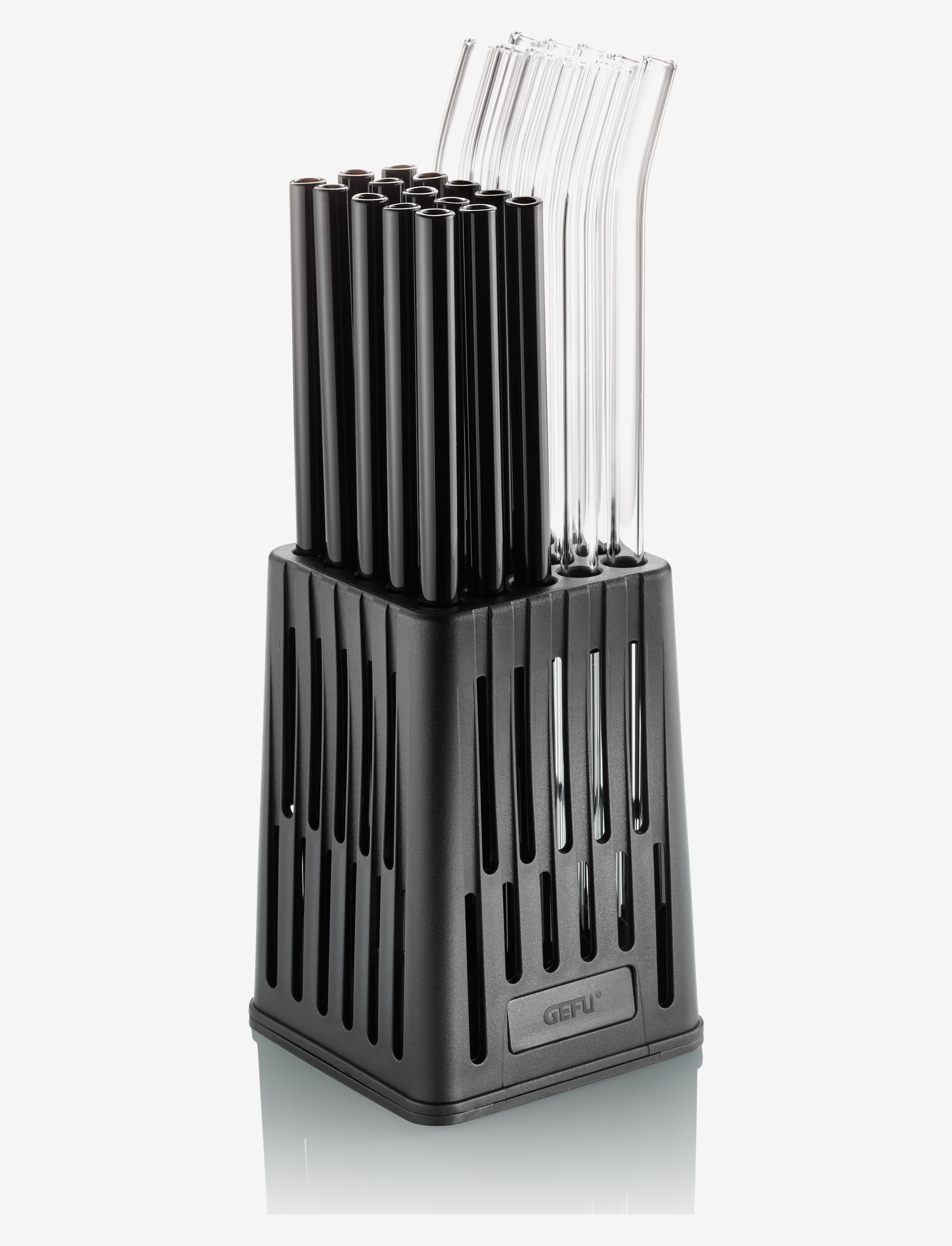 GEFU Holder Til Sugerør Til Opvaskemaskinen Schwarz - One Size - Unisex