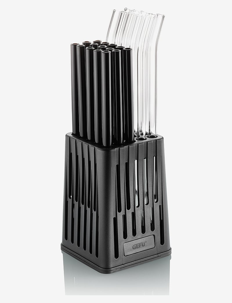 Gefu - Dishwasher basket FUTURE for 25 straws - joogikõrred - black - 0