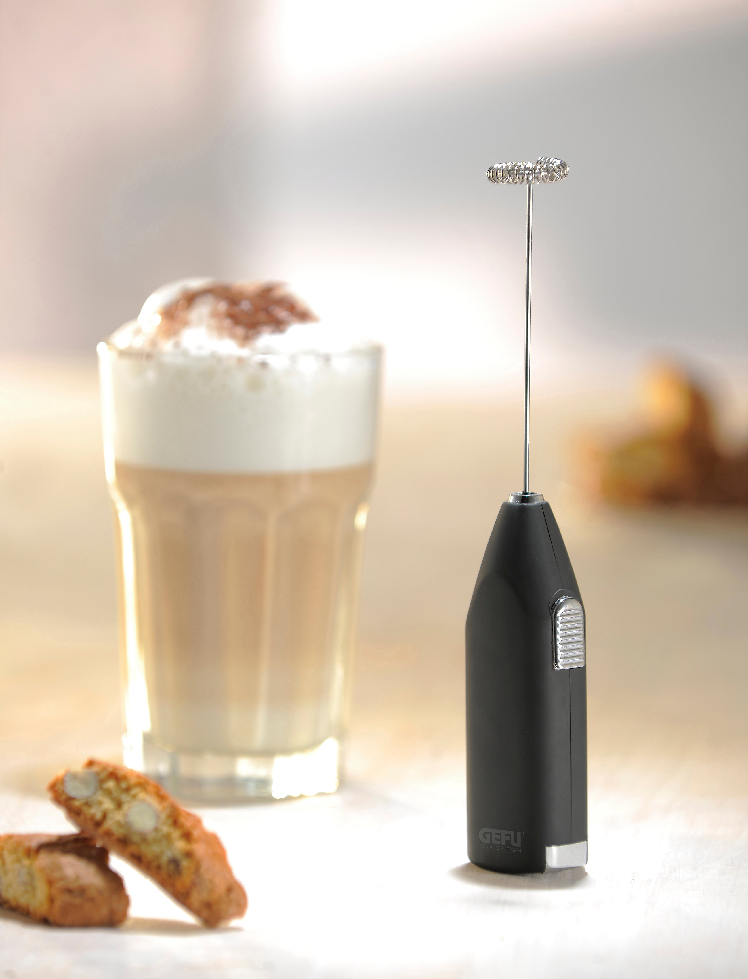 Gefu Fino Mælkeskummer, One Size, Black, Te- Og Kaffetilbehør > Mælkeskummere, Unisex