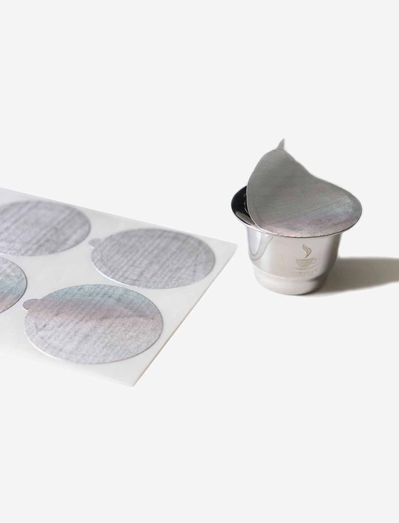 Gefu - Replacement stick-on aroma seals CONSCIO - filtre à café et accessoires - aluminium - 1