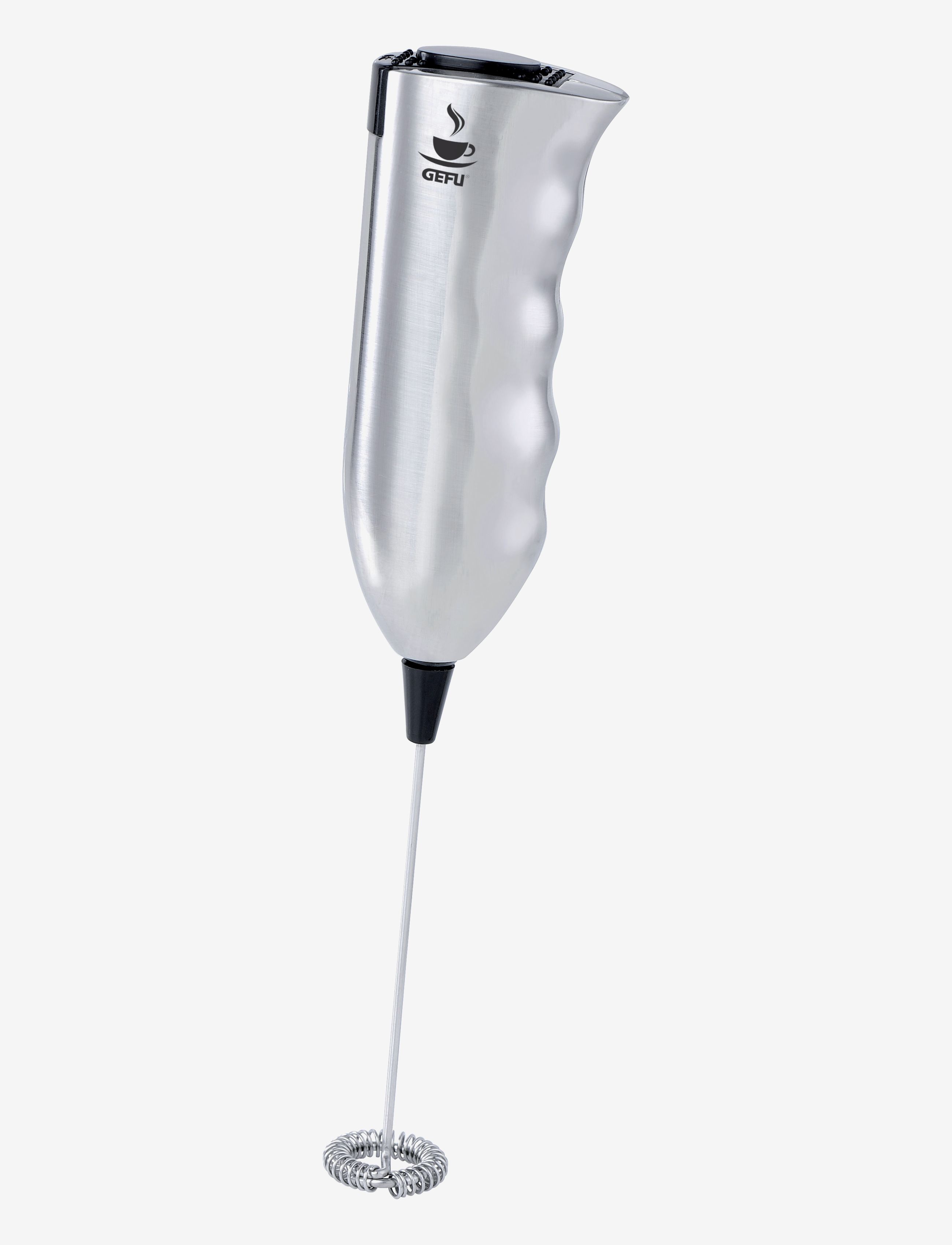 Gefu Marcello Mælkeskummer M/Aftag. Pisk, L:21.4 cm, Silver, Te- Og Kaffetilbehør > Mælkeskummere, Unisex