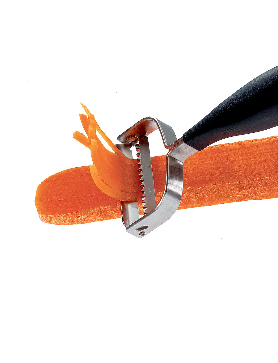 Gefu - Julienne peeler STRISCIA - kartulikoorijad - black - 3