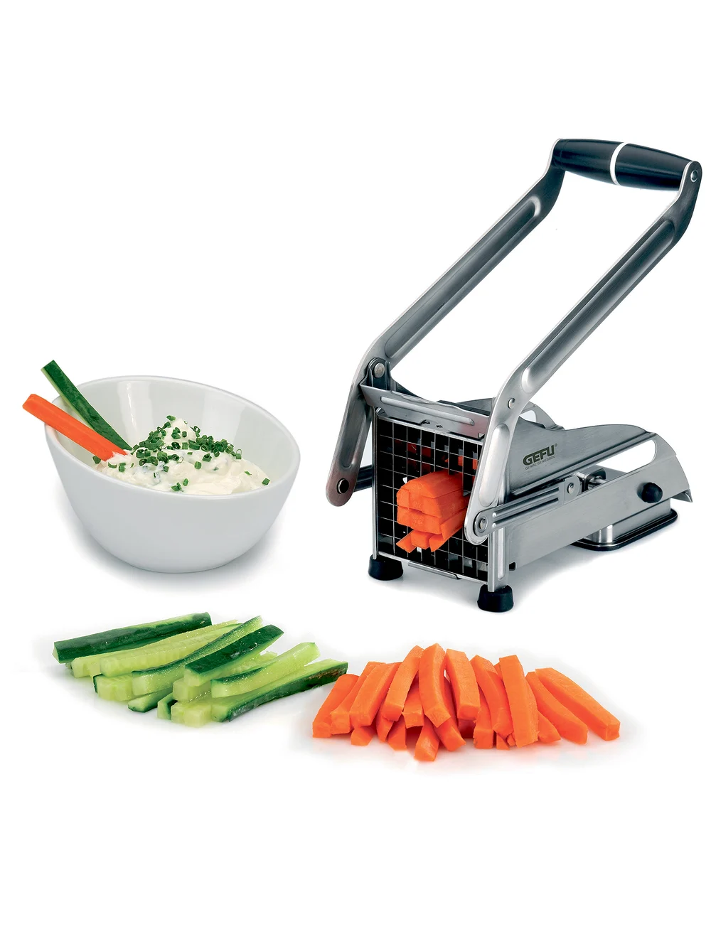 Gefu - Vegetable and french-fries cutter CUTTO - mandolinen & spiralizer - steel - 3