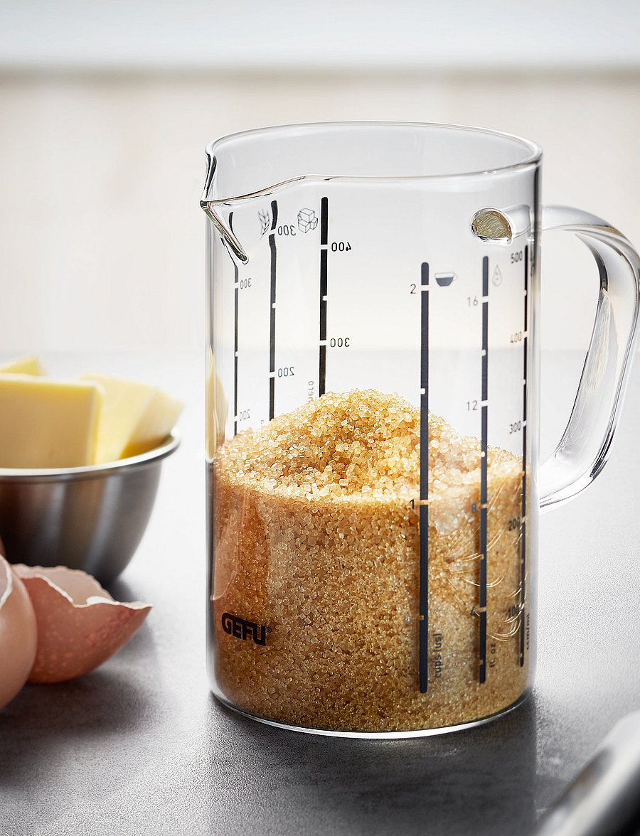 Gefu - Measuring jug METI, 500 ml - messlöffel - clear - 0
