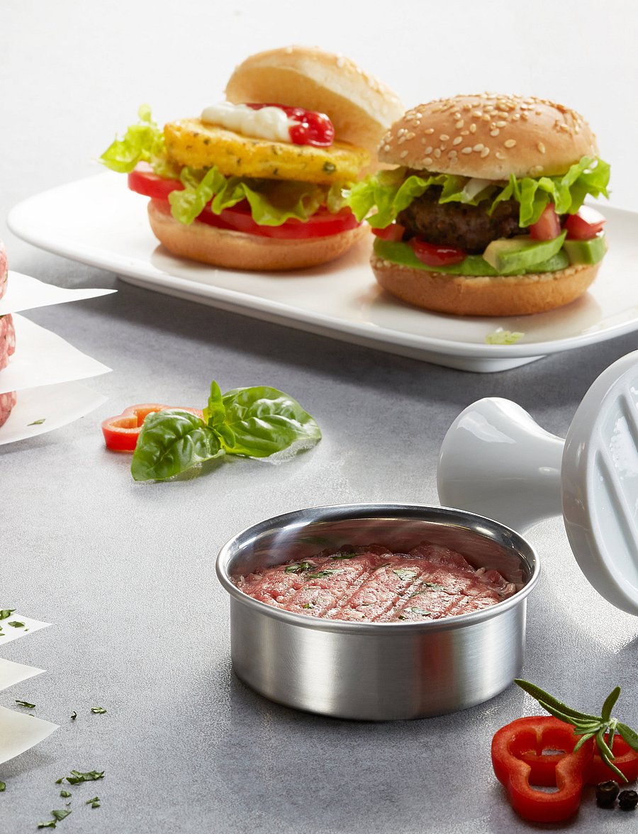 Gefu - Party burger press SPARK - grillitarvikud - white - 0