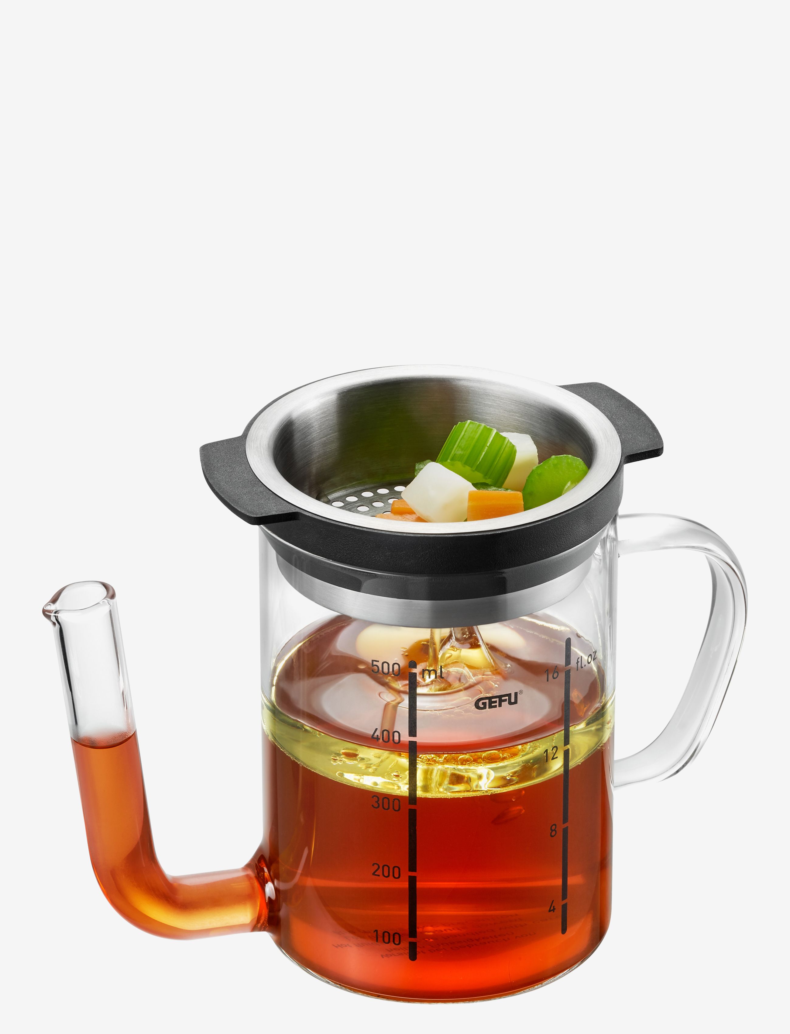 GEFU Kande Med Fedt Seperator CLEAR - 0.5 L - Unisex