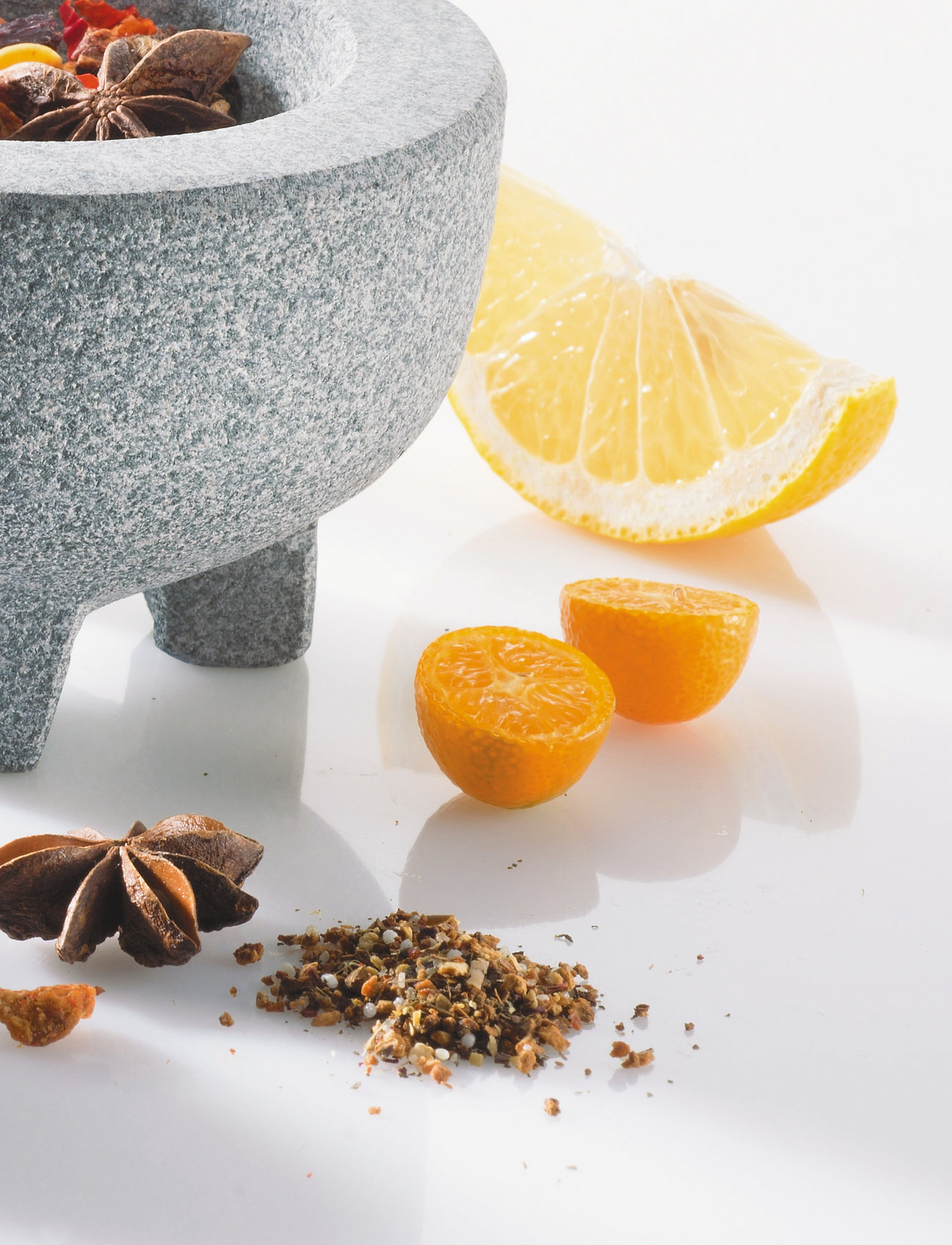 Gefu - Granite mortar CRUNCHY - mortere - grey - 2