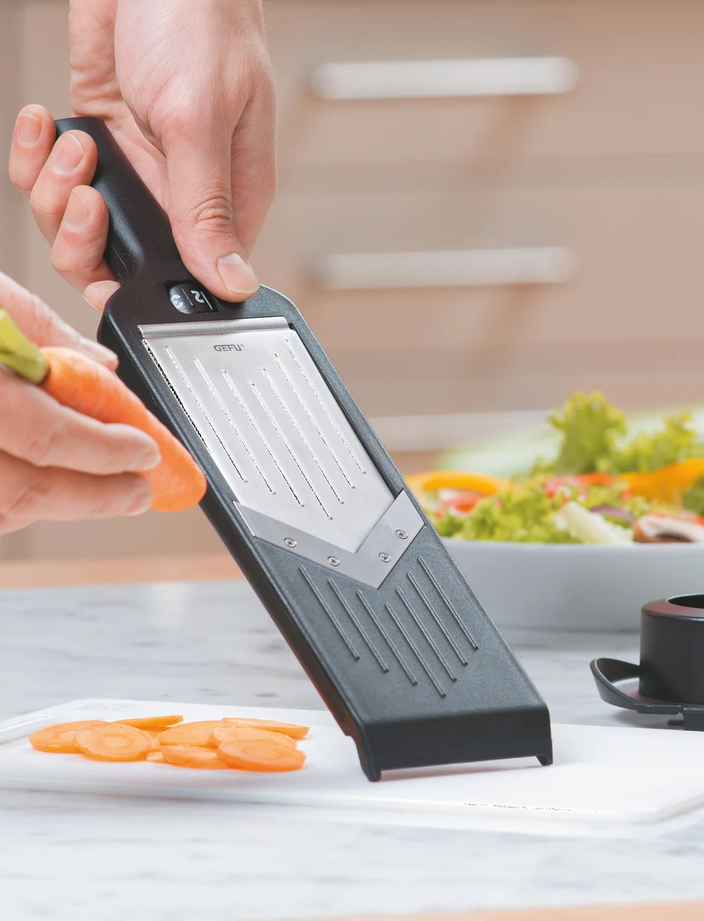 Gefu - V-slicer VIOLI® - lõikurid - black - 2