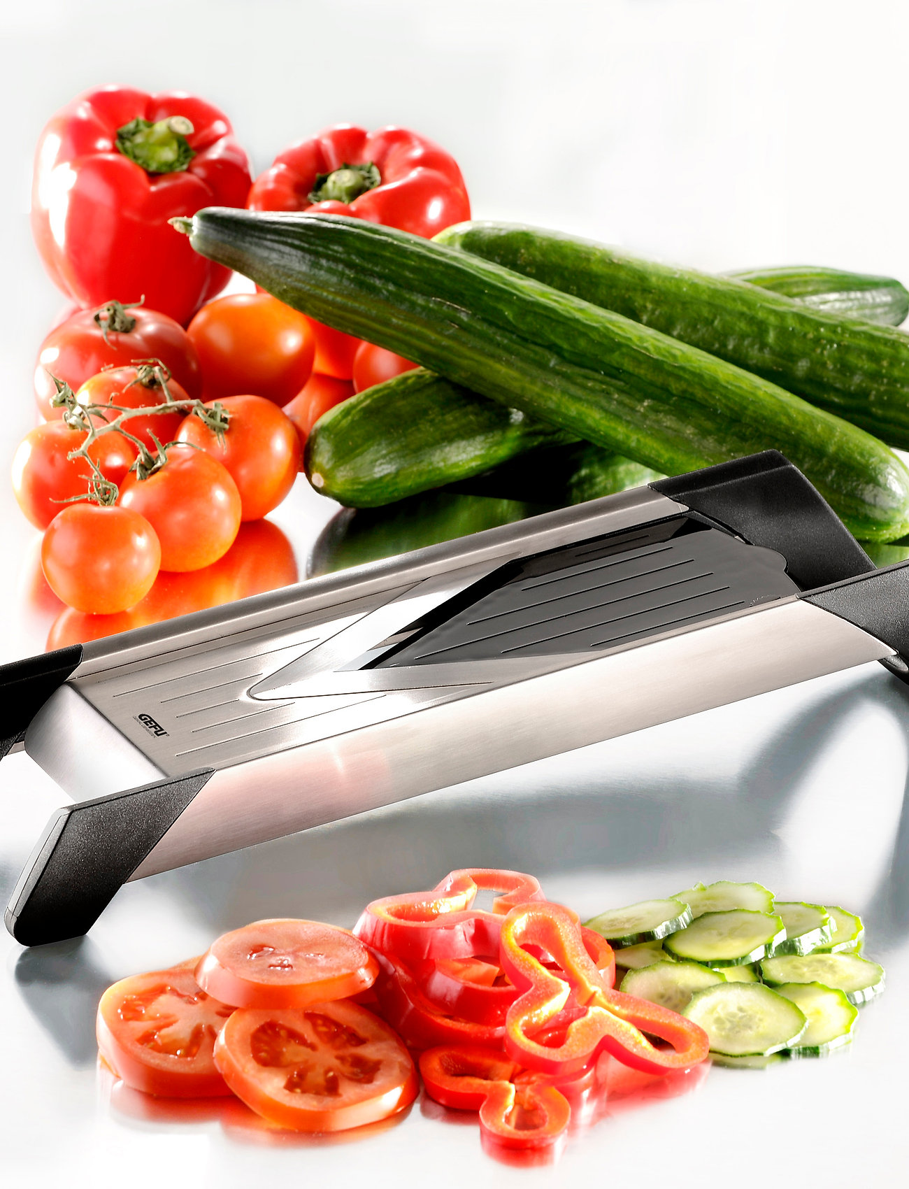 Gefu - Gourmet cutter VIOLINO® - mandolinjern & spiralizer - black - 3