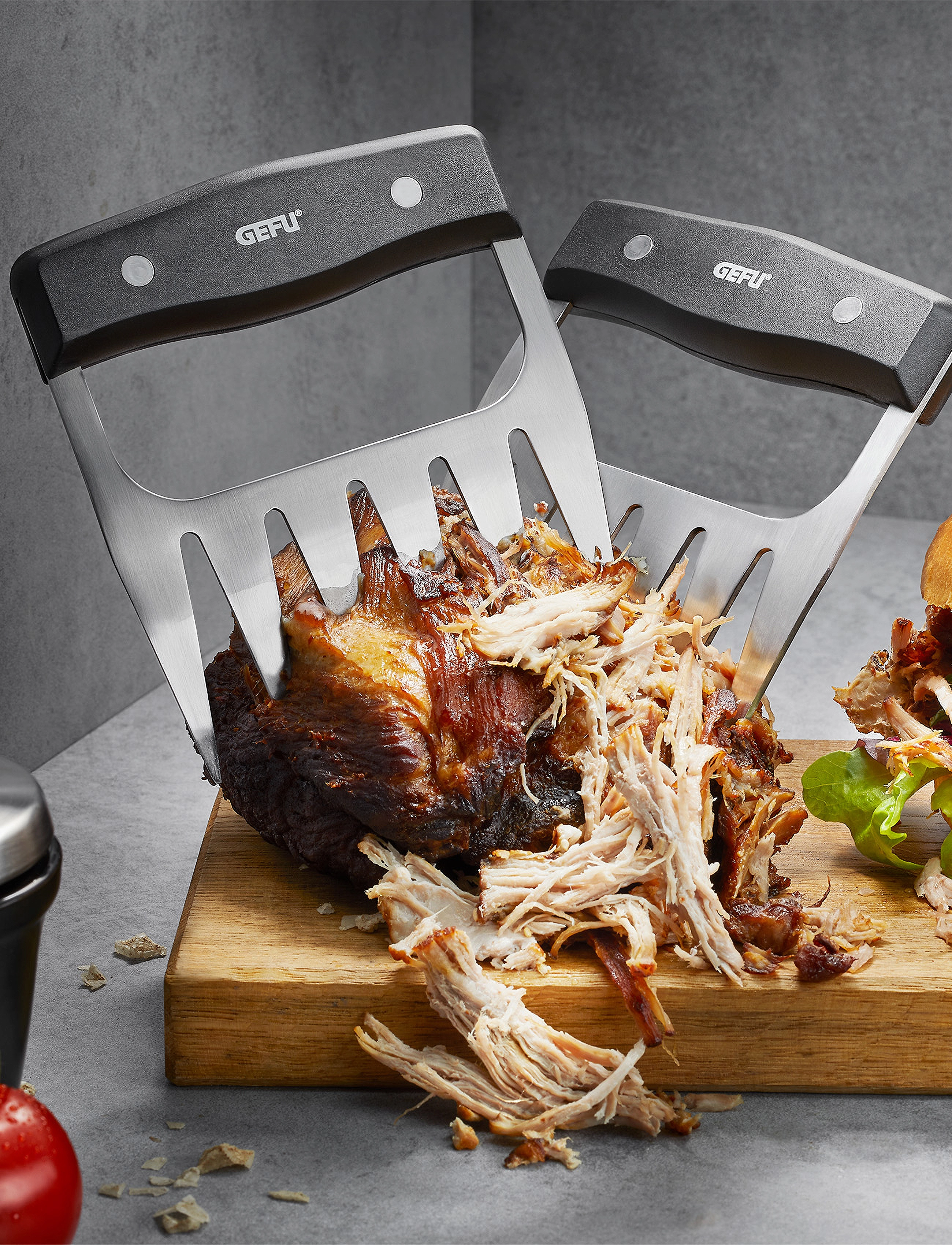 Gefu - Pulled pork forks - black - 1