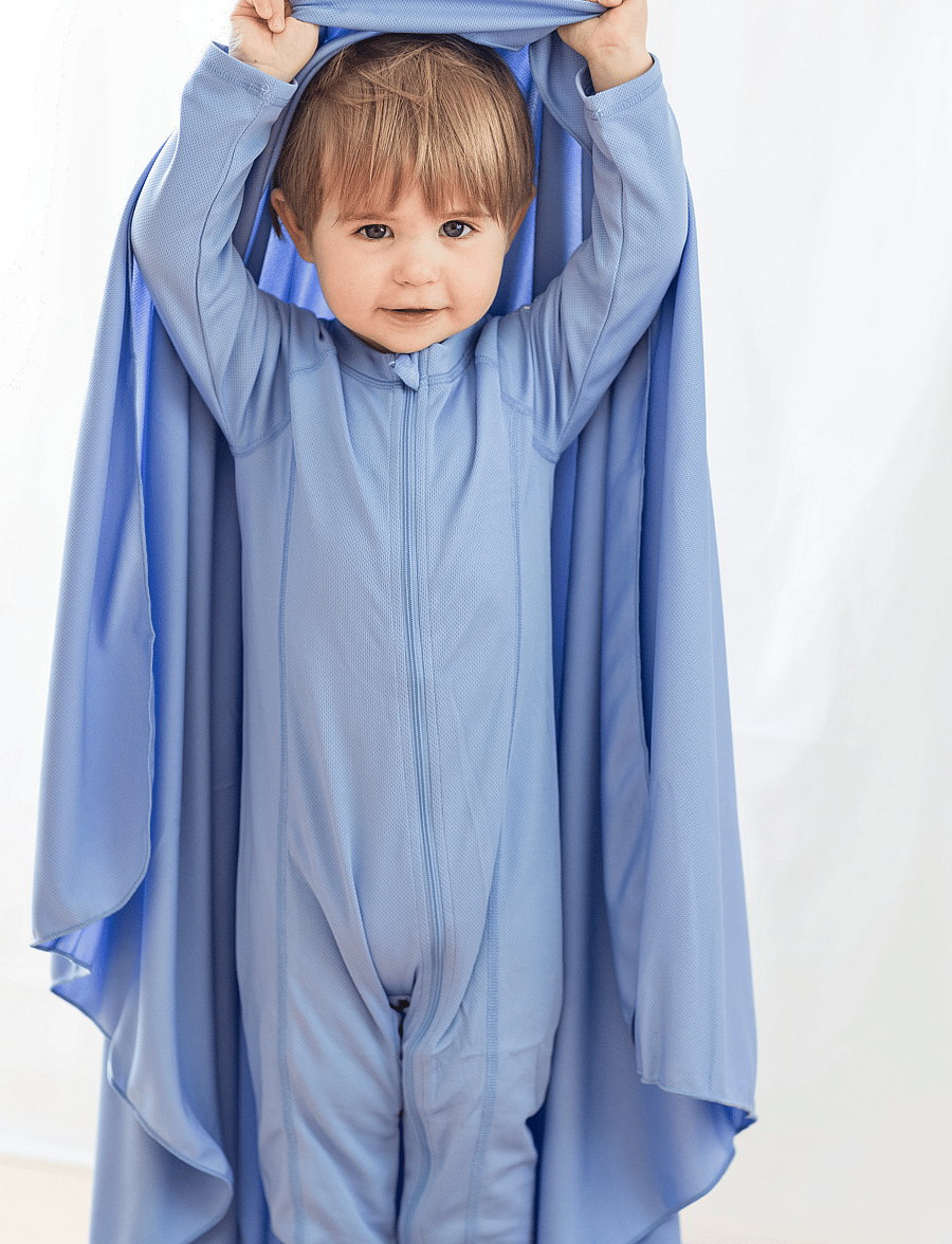 Geggamoja - UV Blanket - babyfiltar - blue - 0