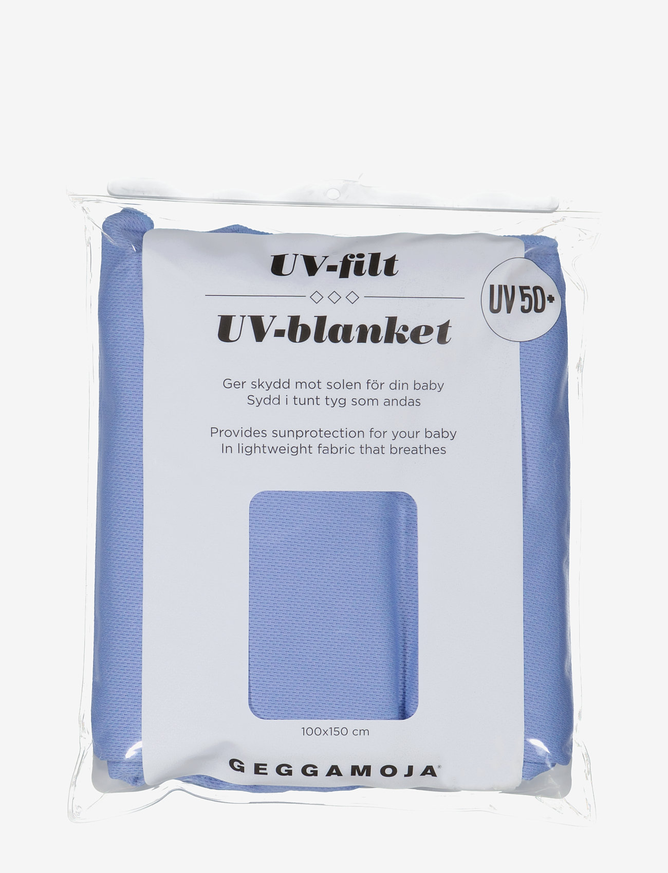 Geggamoja - UV Blanket Offwhite - laveste priser - blue - 1