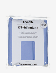 Geggamoja - UV Blanket Offwhite - sleep time - blue - 1